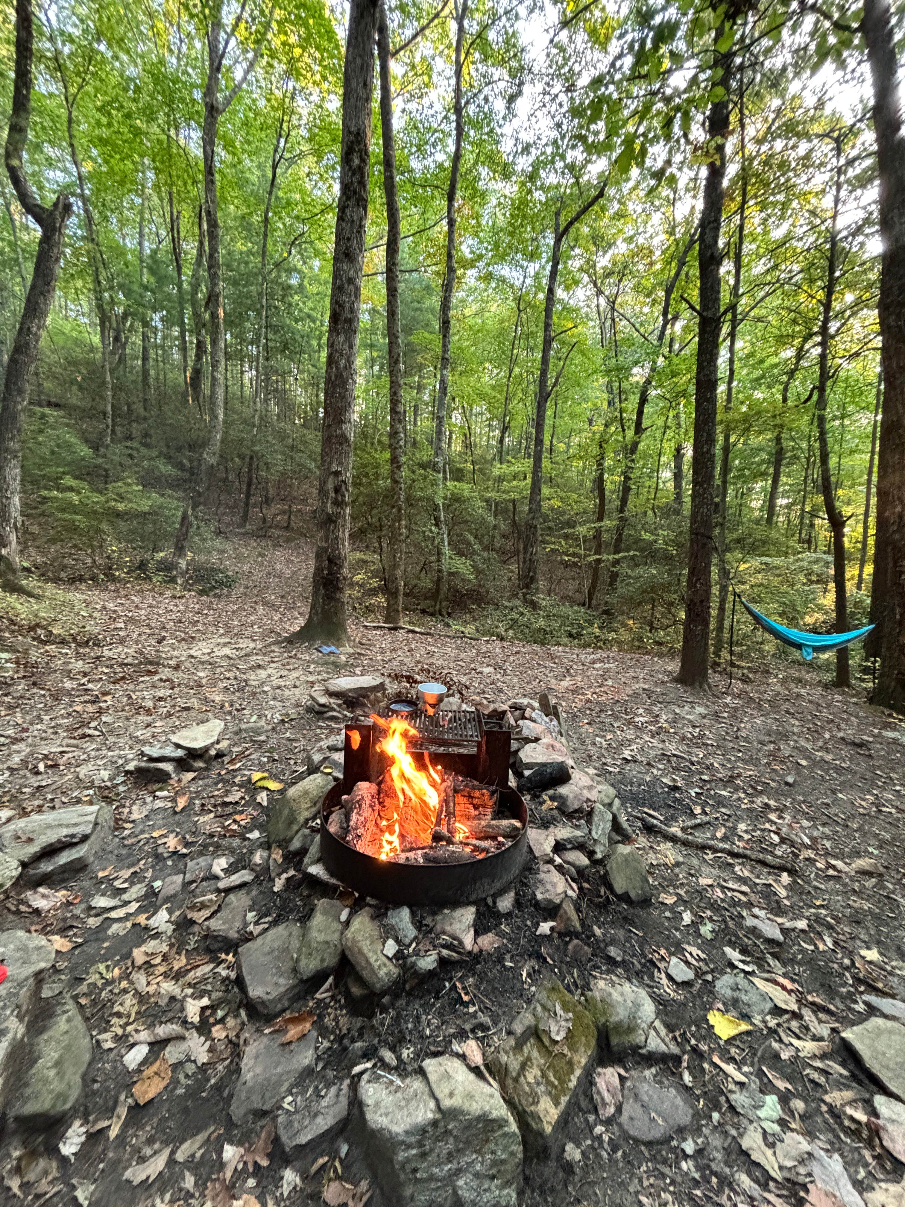 Camper-submitted photo at Fort Mountain State Park Backcountry Campsites near Ellijay, GA