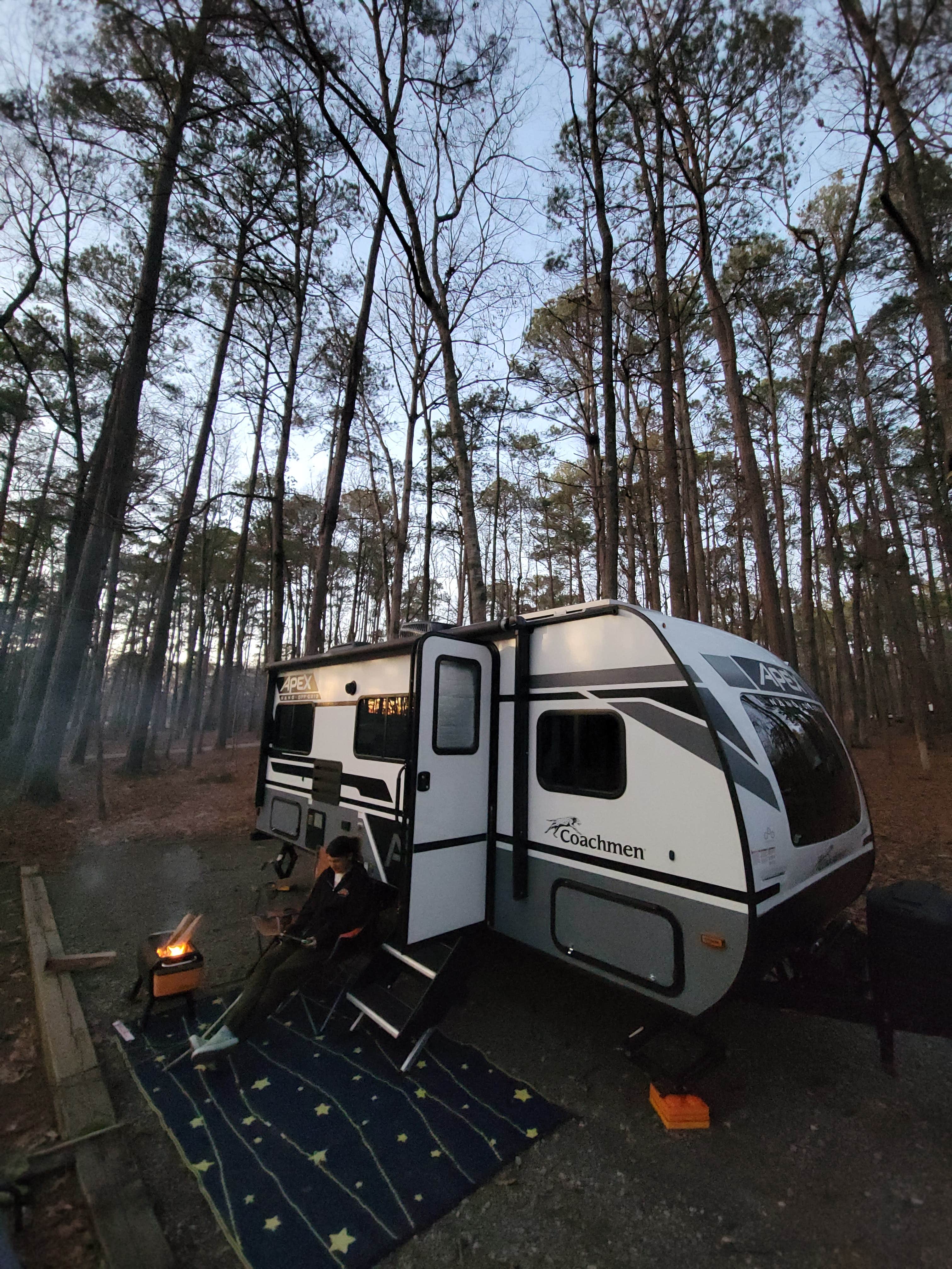 Katie A.'s photo of rv camping at Franklin D Roosevelt State Park Campground near West Point Lake