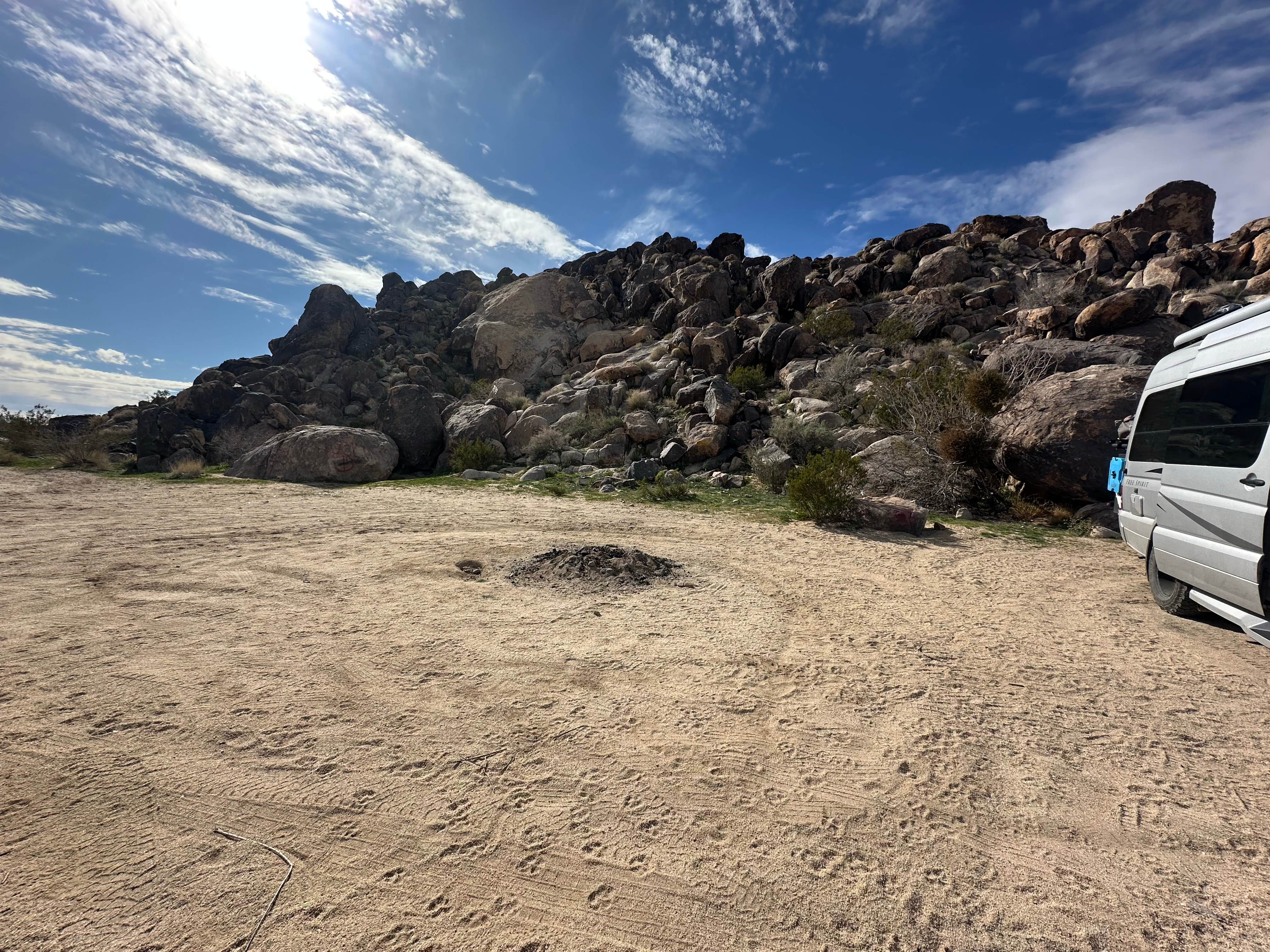 Camper-submitted photo at Giant Rock Dispersed near Landers, CA
