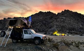 Eric S.'s photo of a dispersed camping area at Giant Rock Dispersed near Pioneertown, CA