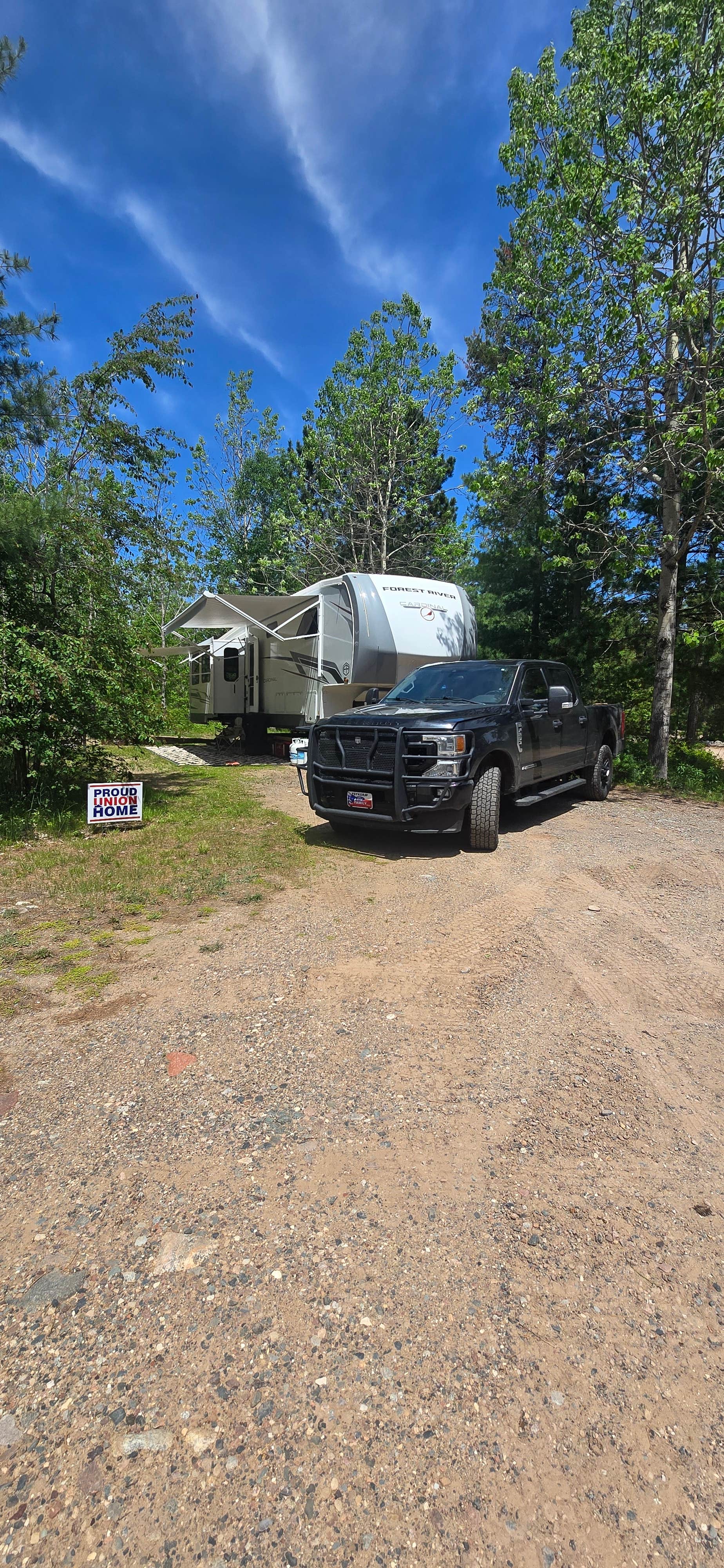 Camper-submitted photo at Gitche Gumee RV Park & Campground near Eben Junction, MI