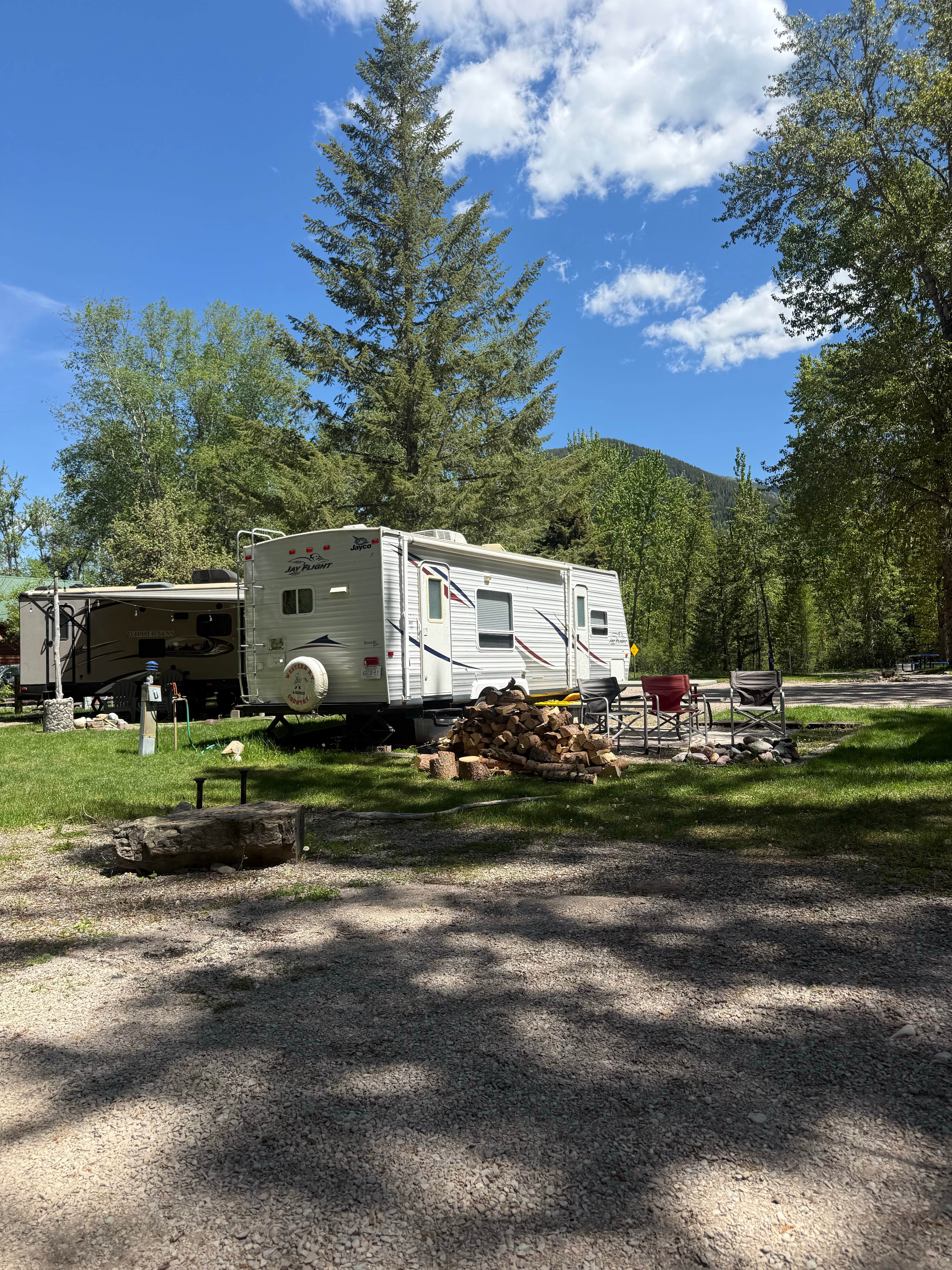 Aimee F.'s photo of rv camping at Glacier View Golf RV Park near Siyeh Bend, MT