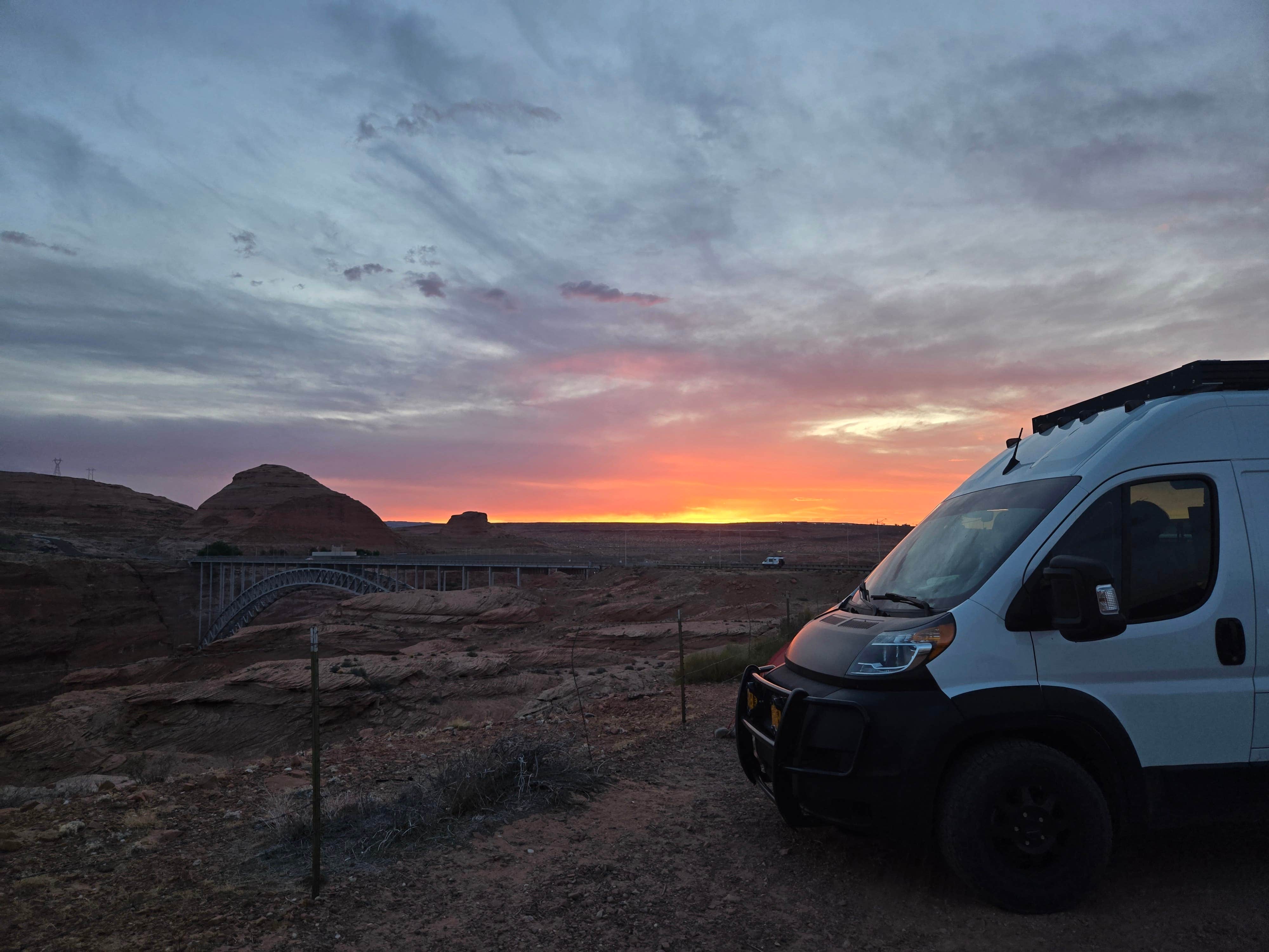 Camper-submitted photo at Glen Canyon Dam Bridge Outlook near Page, AZ