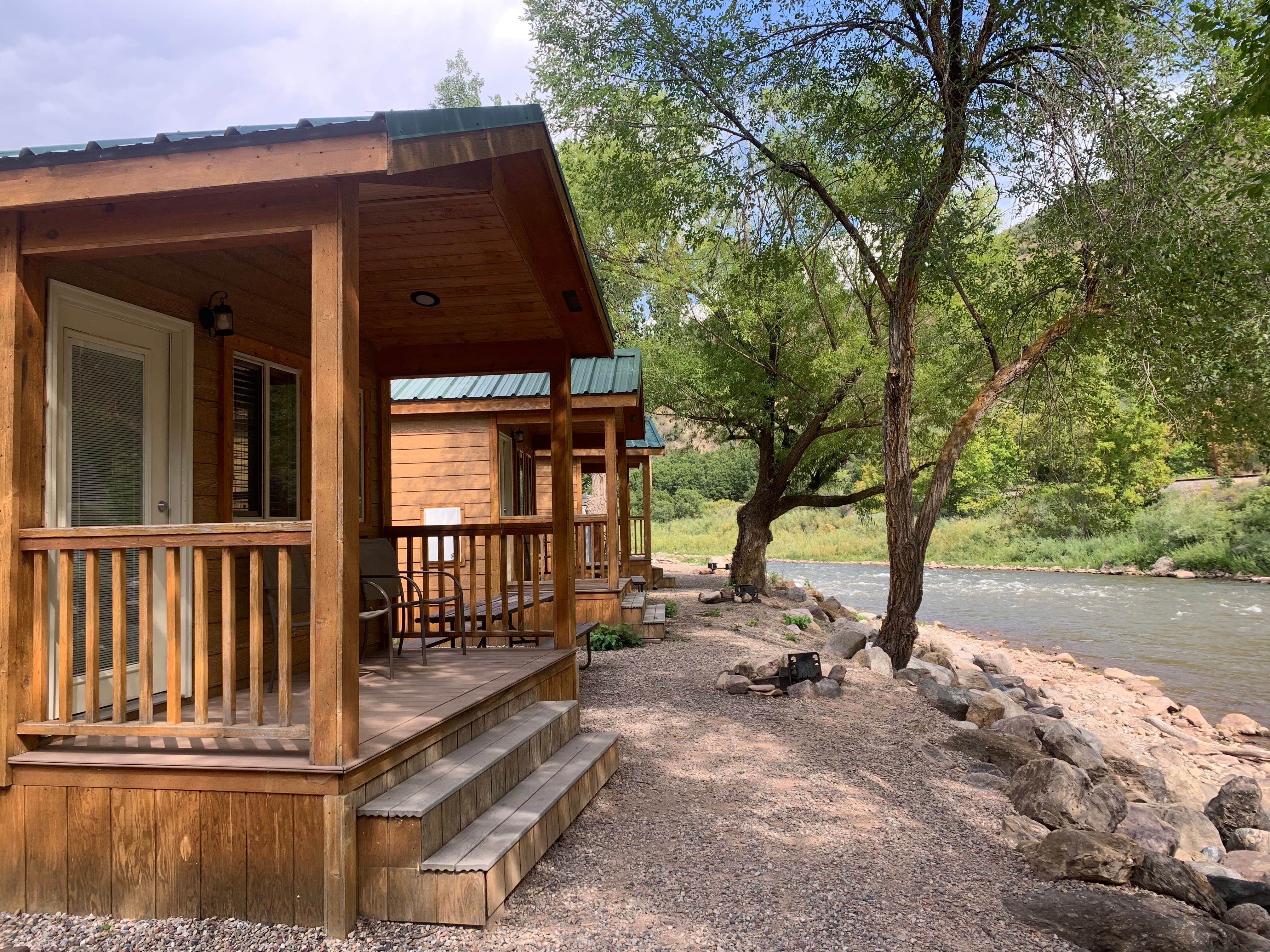 Necia S.'s photo of glamping accommodations at Glenwood Canyon Resort near Meredith, CO