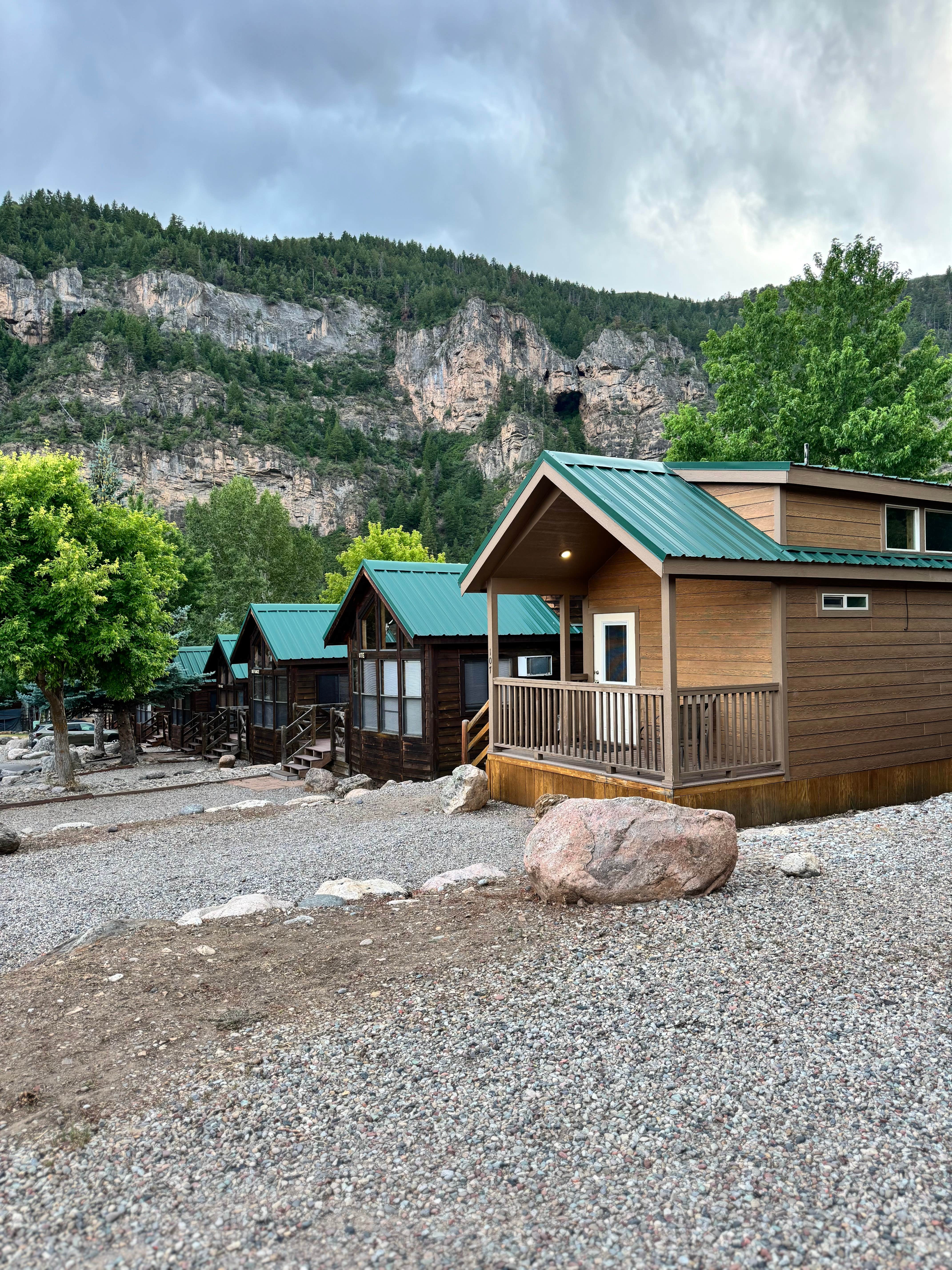 Bille W.'s photo of a cabin at Glenwood Canyon Resort near New Castle, CO