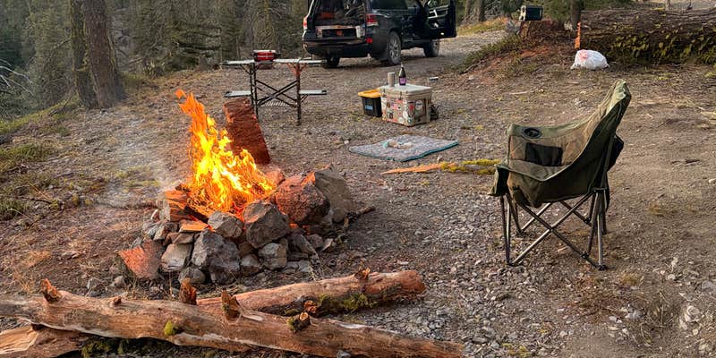 Camper submitted image from Goat Peak Access Road