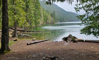 Sydney D.'s photo of a dispersed camping area at Goat Rock Wilderness near Gifford Pinchot National Forest