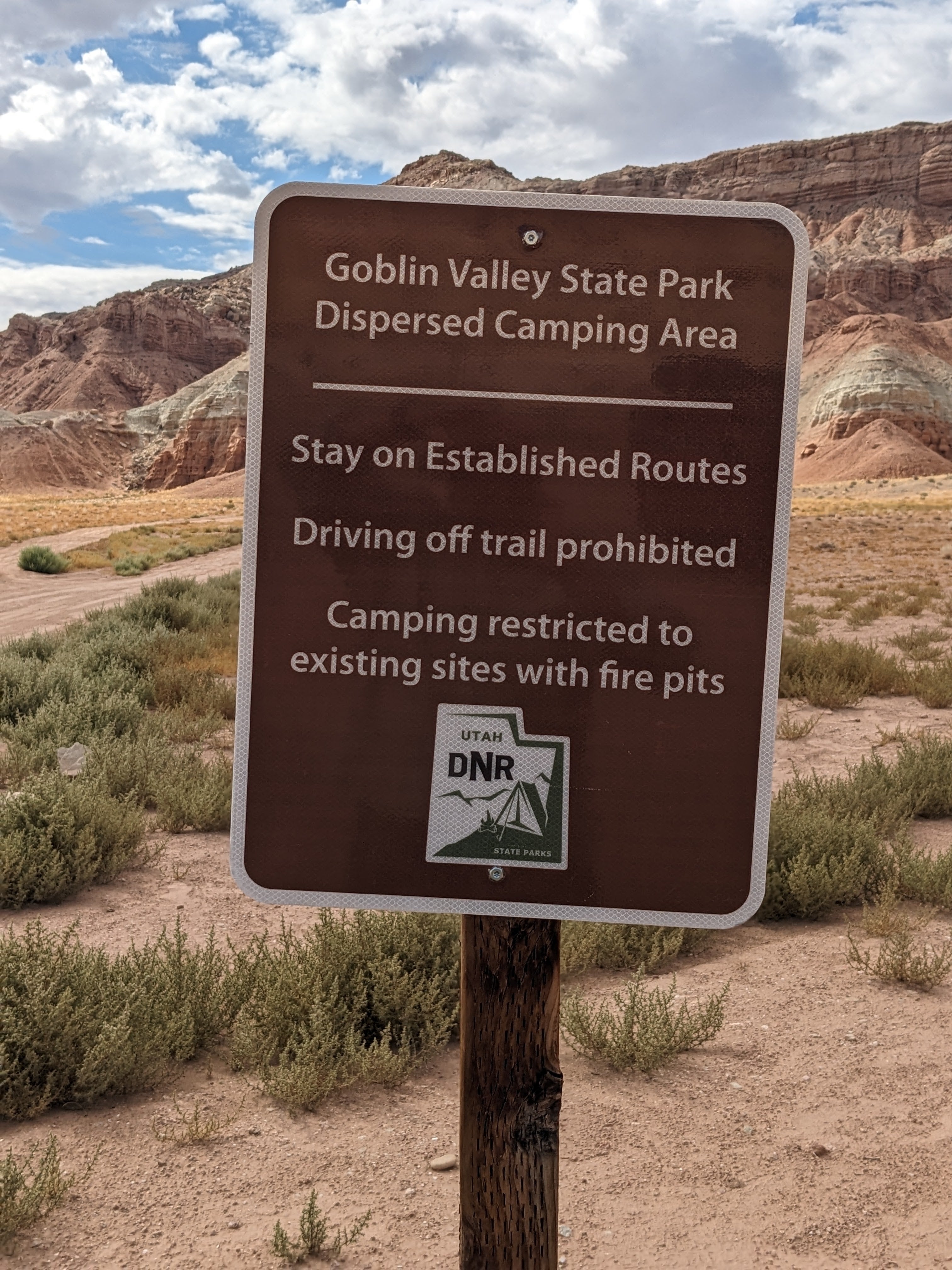 Camper submitted image from Goblin Valley St Park dispersed camp area - 4