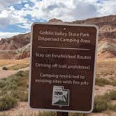 Review photo of Goblin Valley St Park dispersed camp area by Greg L., September 15, 2023