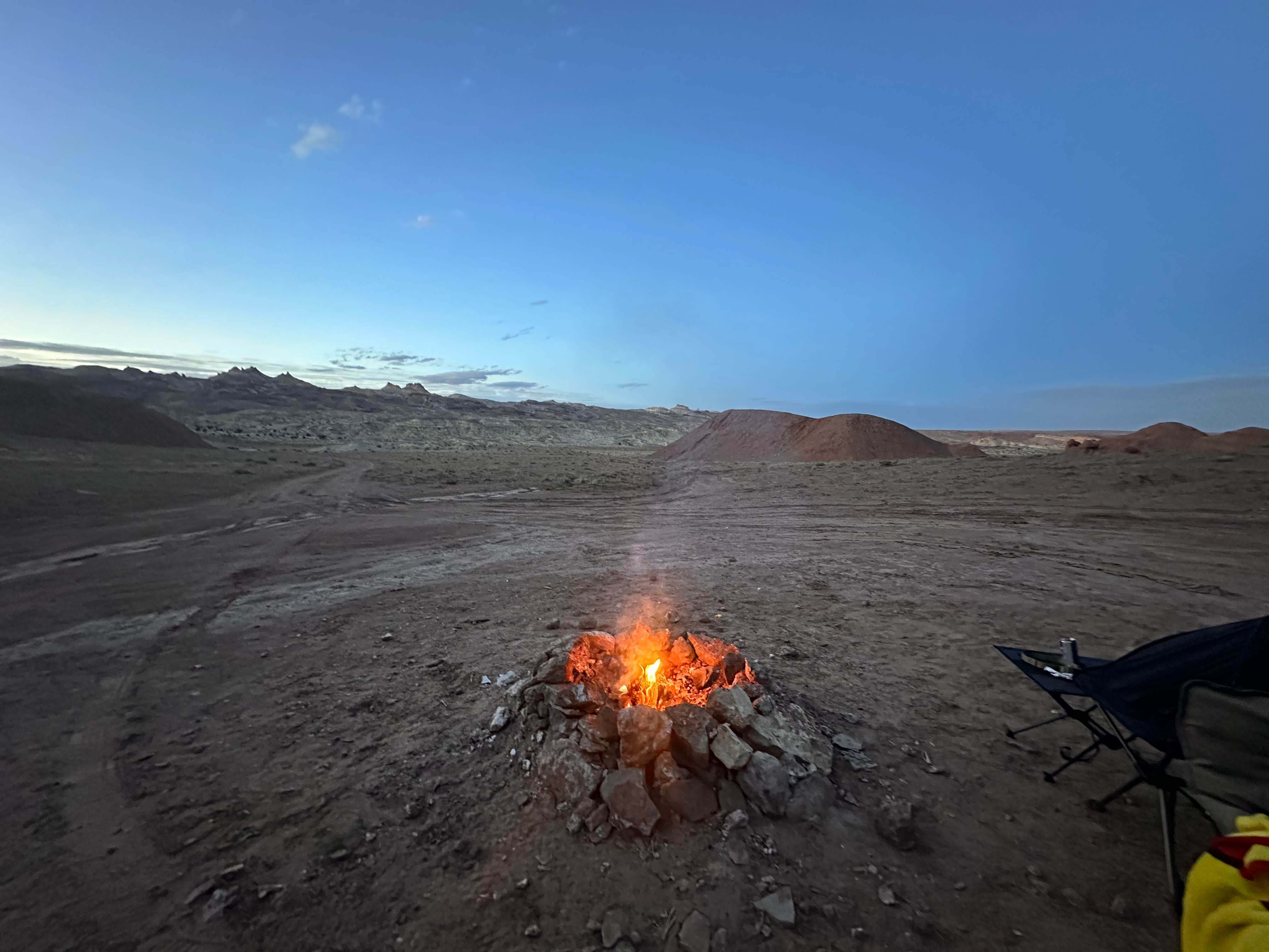 Camping near Temple Mountain Townsite Campground: West Dispersed Area — Goblin Valley State Park, Hanksville, Utah