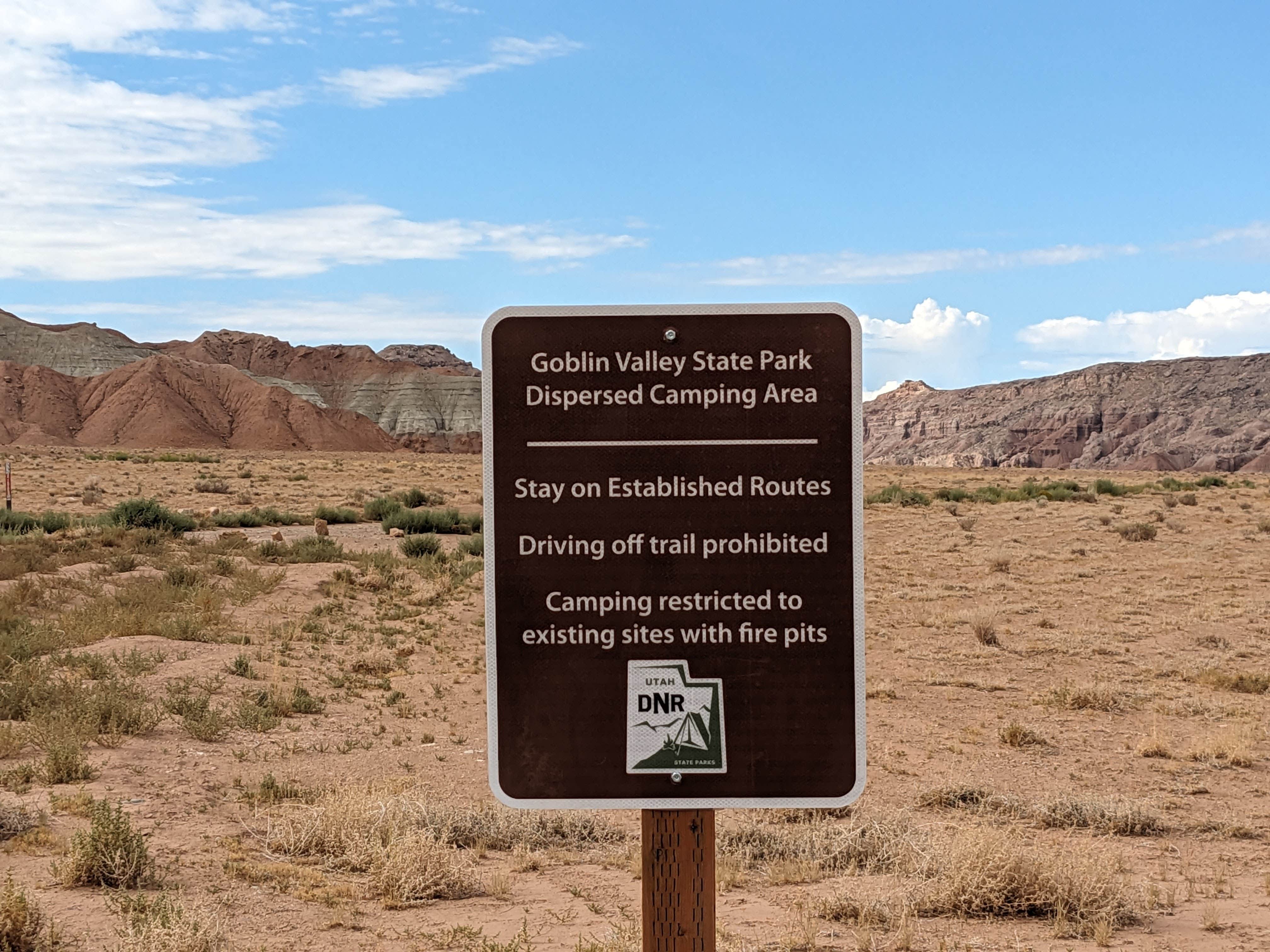 Camper submitted image from Goblin Valley St Park dispersed camp area - 4