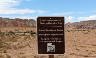 Goblin Valley St Park dispersed camp are #2