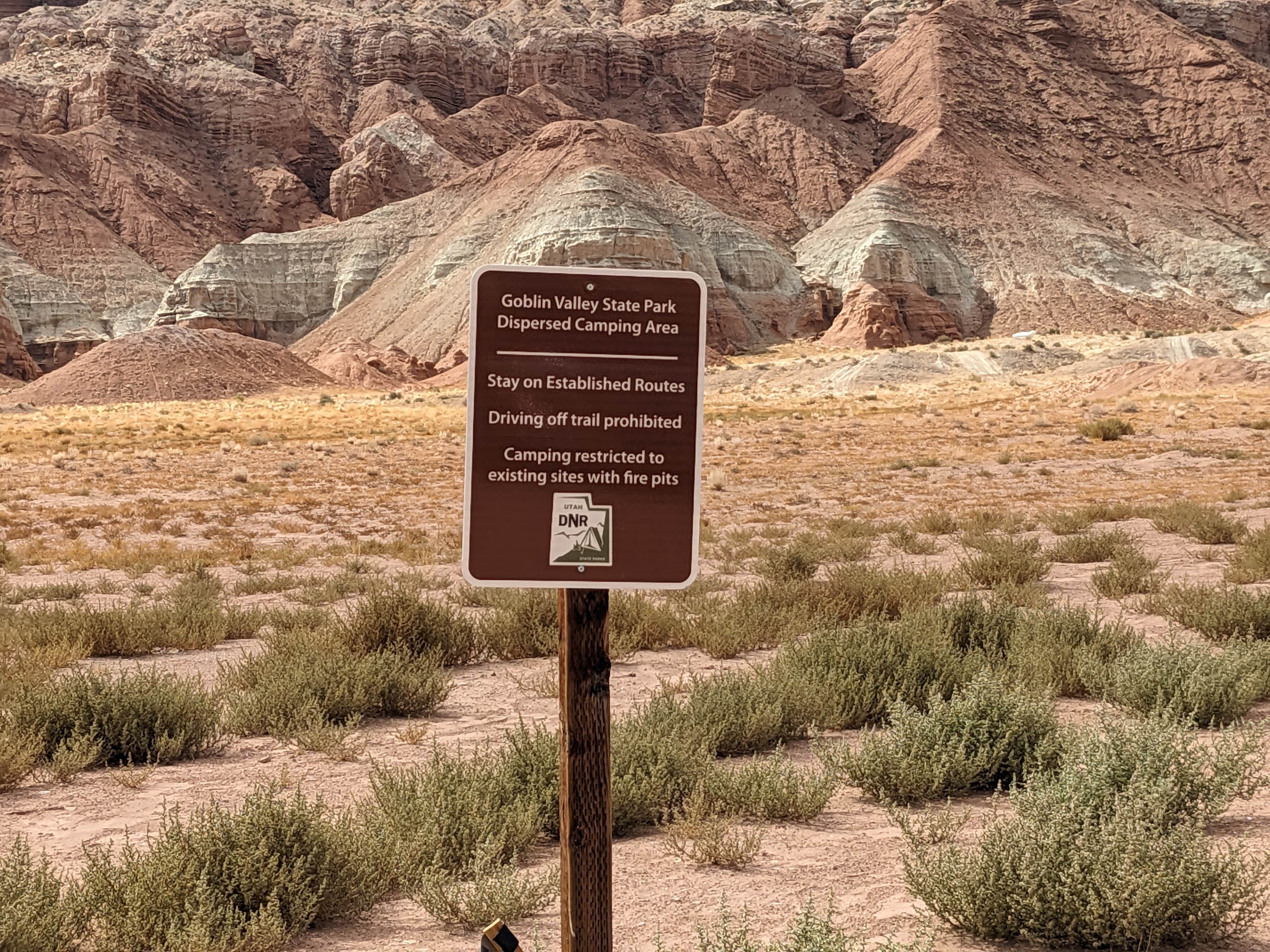 Camper submitted image from Goblin Valley St Park dispersed camp area - 2