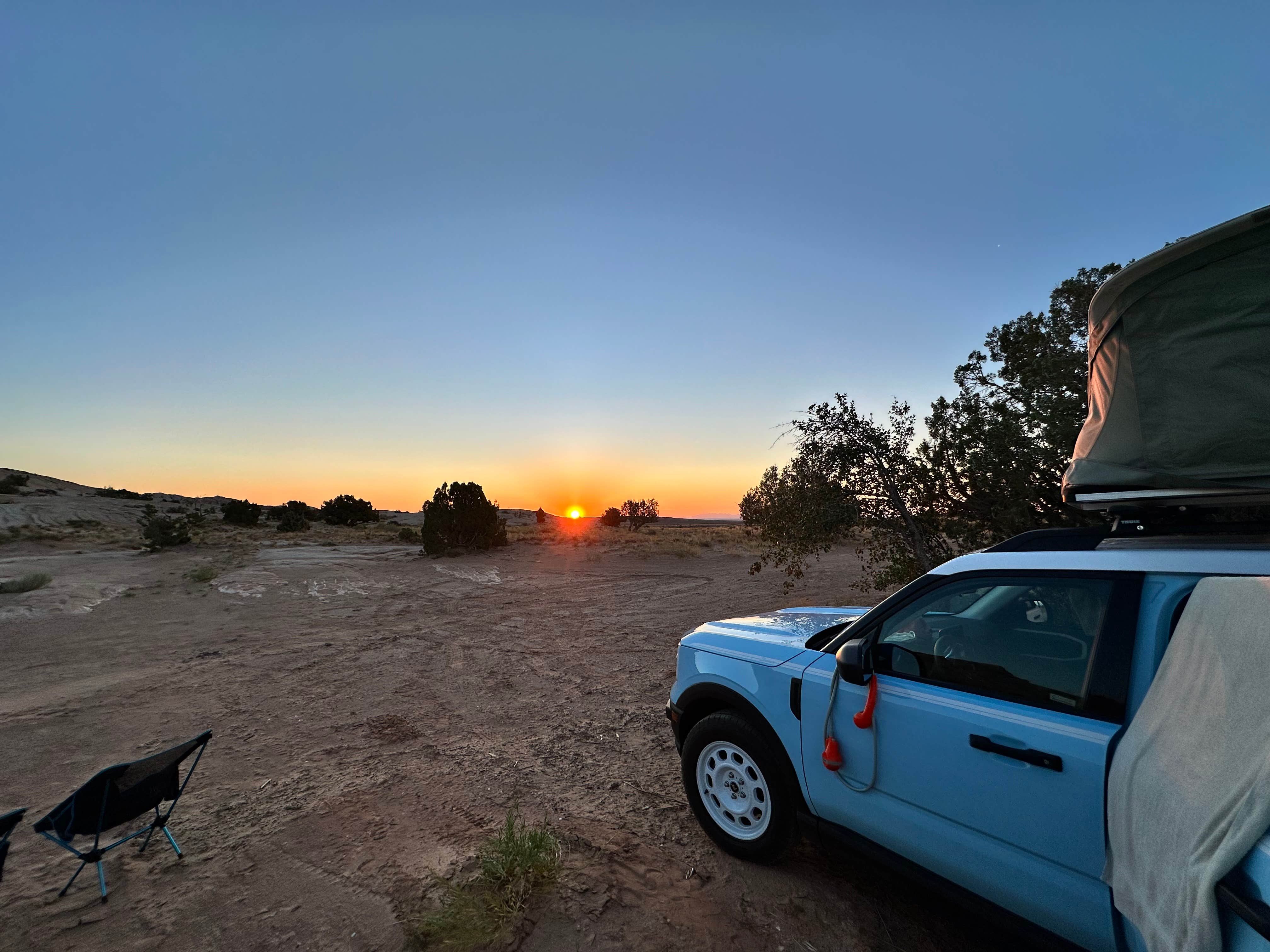 Amy P.'s photo of a dispersed camping area at Goblin Valley Lower Wildhorse Dispersed Camp near Hanksville, UT