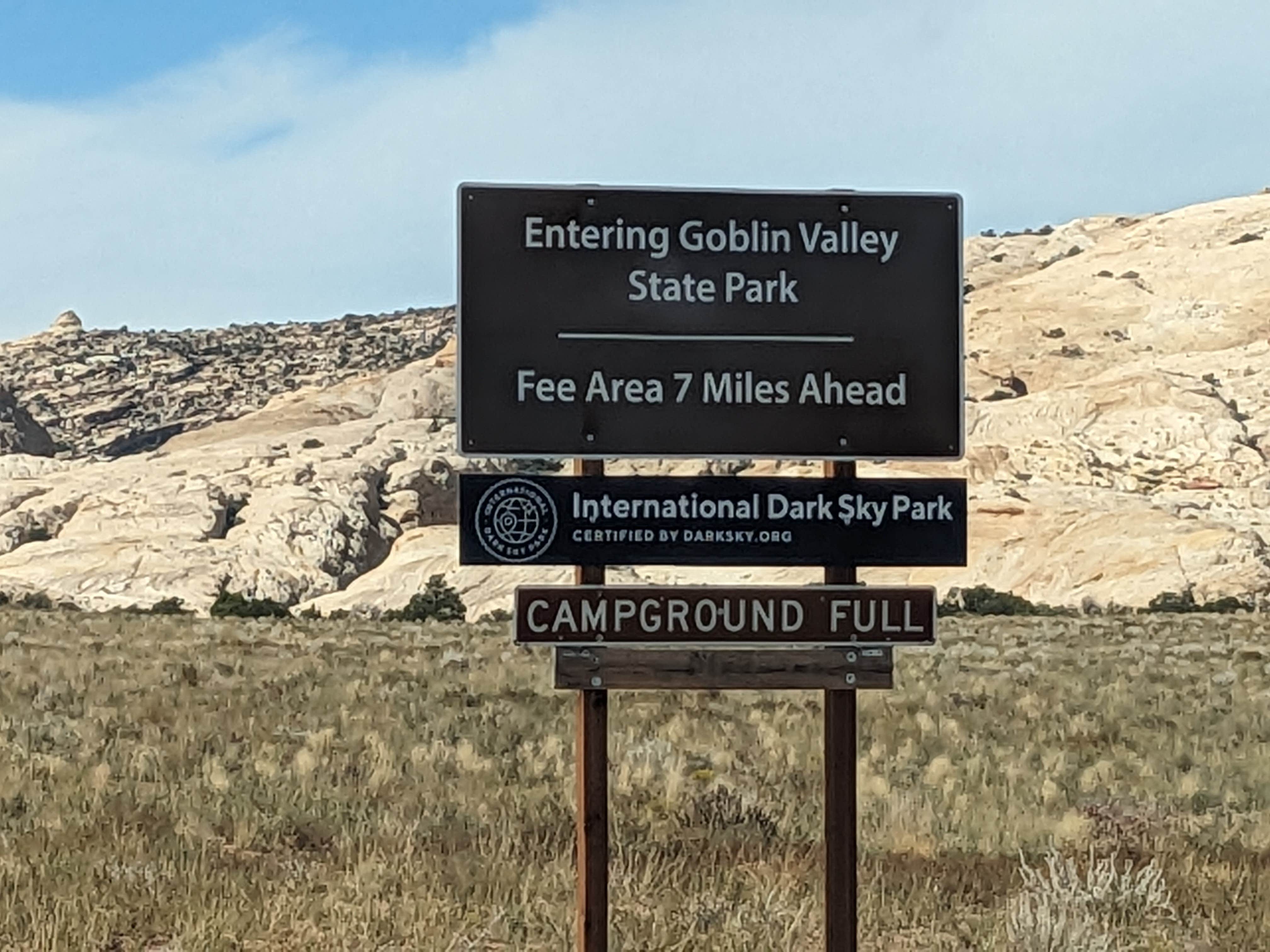 Camper submitted image from Goblin Valley Lower Wildhorse Dispersed Camp - 3