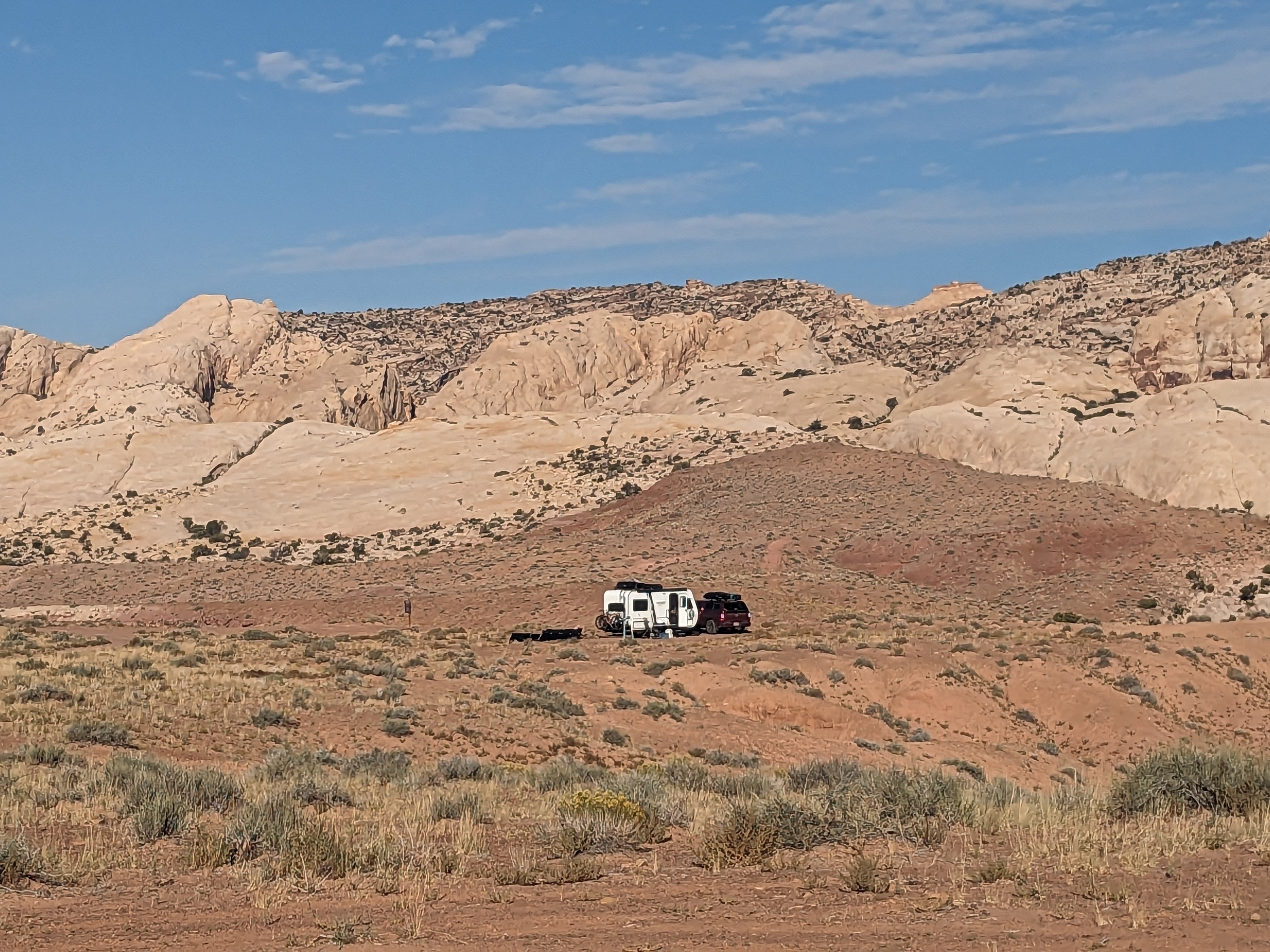 Camper submitted image from Goblin Valley Lower Wildhorse Dispersed Camp - 2