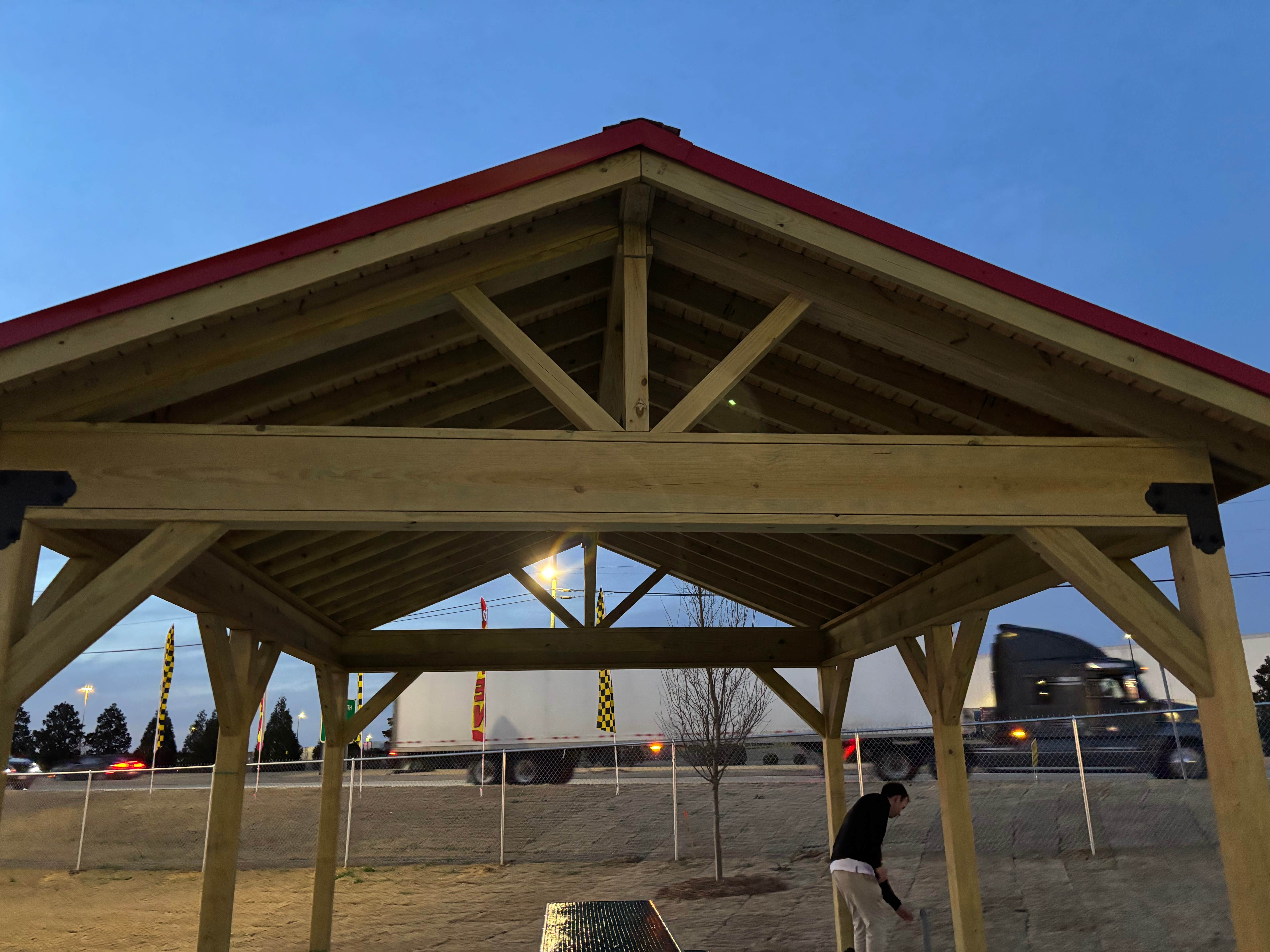 Camper-submitted photo at Gold Lot Overnight Truck Parking near Warner Robins, GA