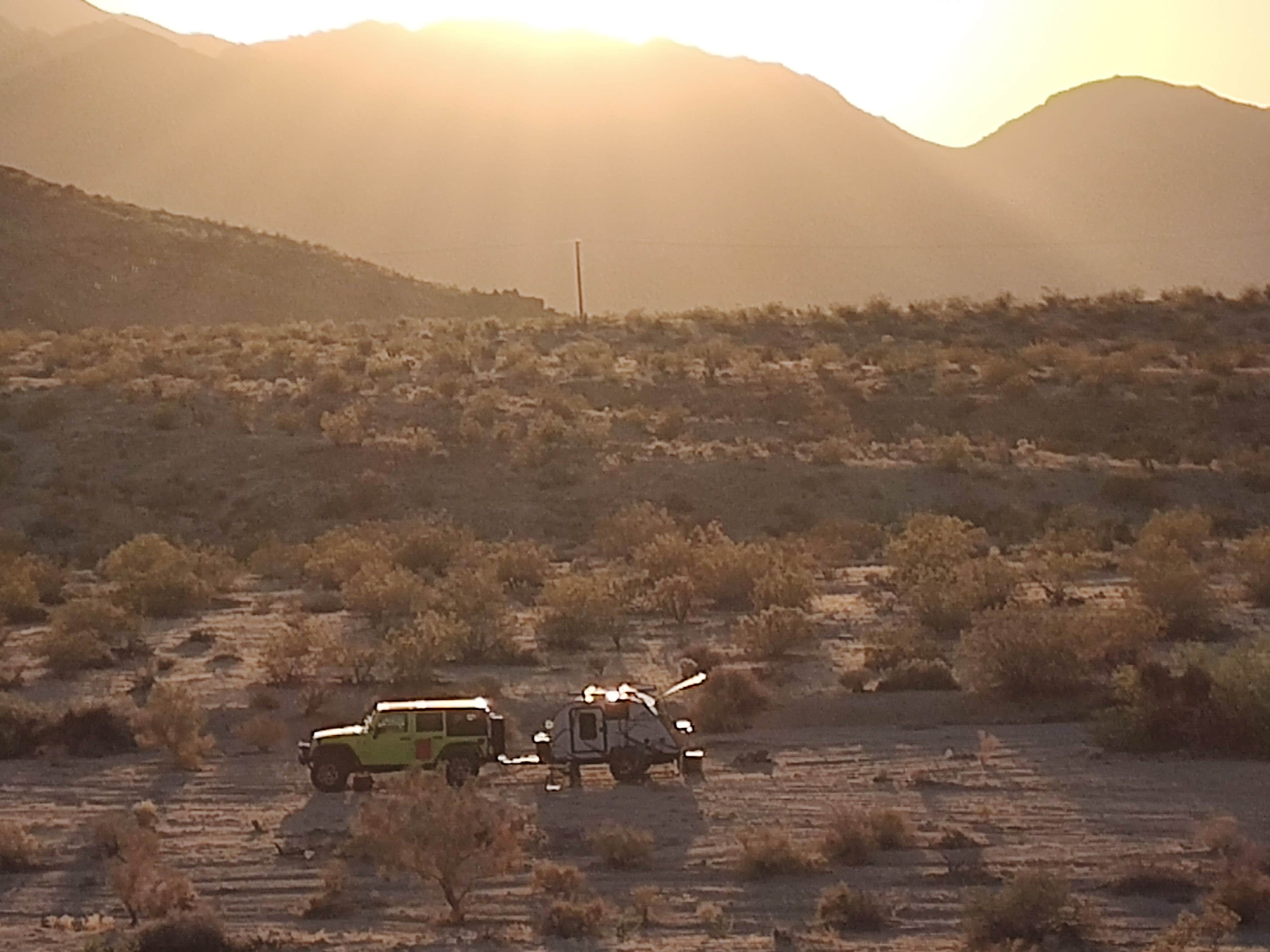 Camper-submitted photo at Gold Park Road Camp near Twentynine Palms, CA