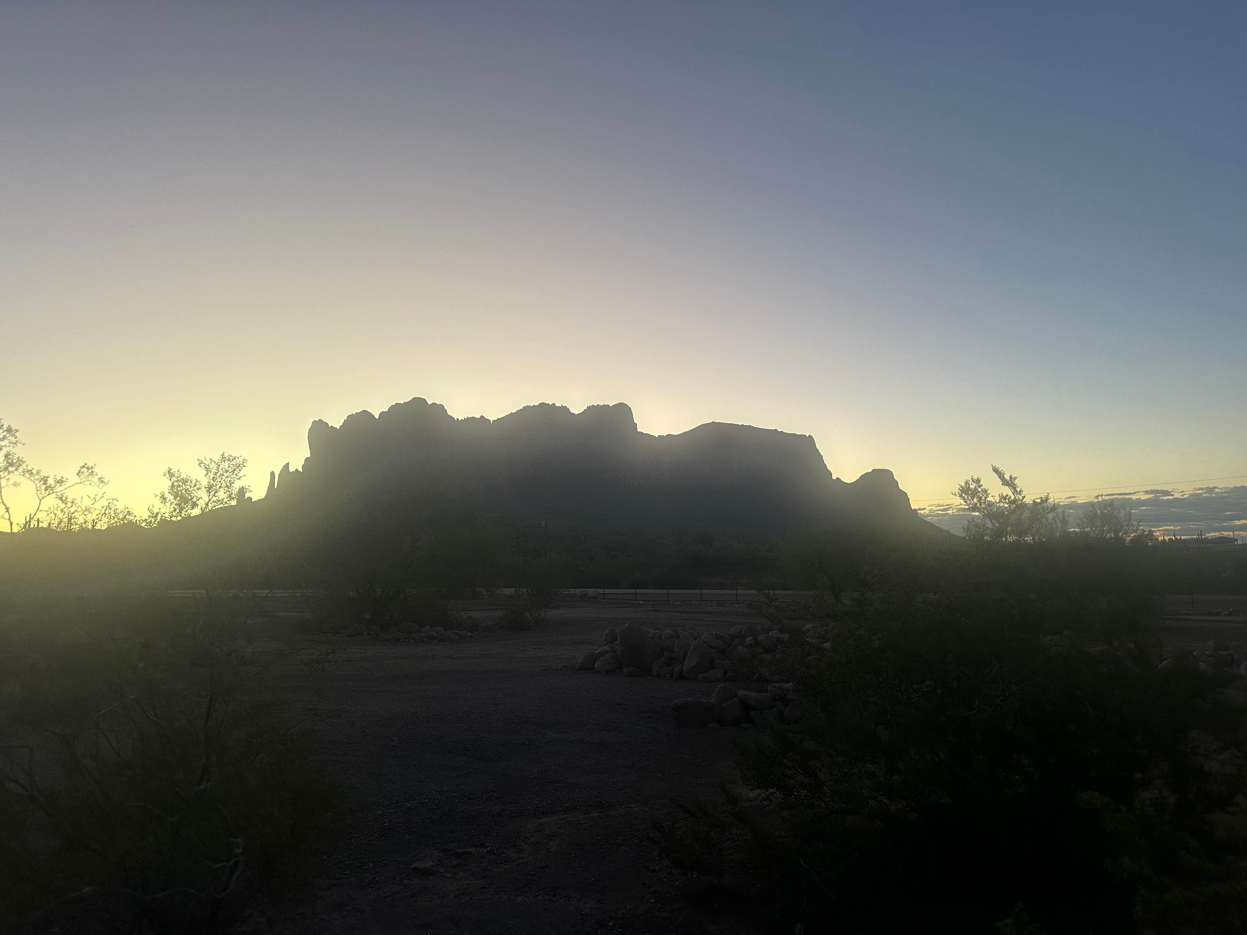 Camper-submitted photo at Goldfield Ghost Town Dry Camping near Gilbert, AZ