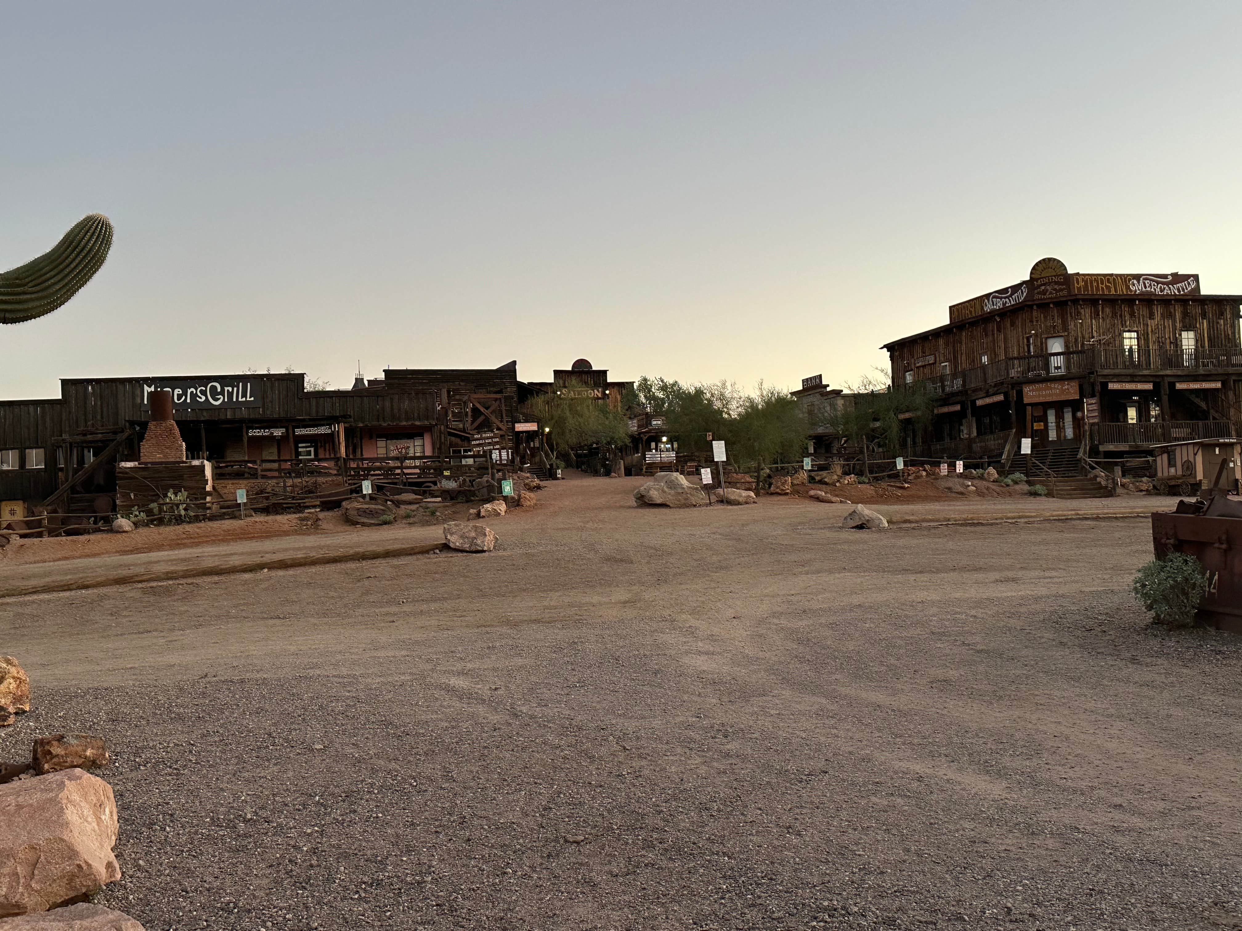 Camper-submitted photo at Goldfield Ghost Town Dry Camping near Gilbert, AZ