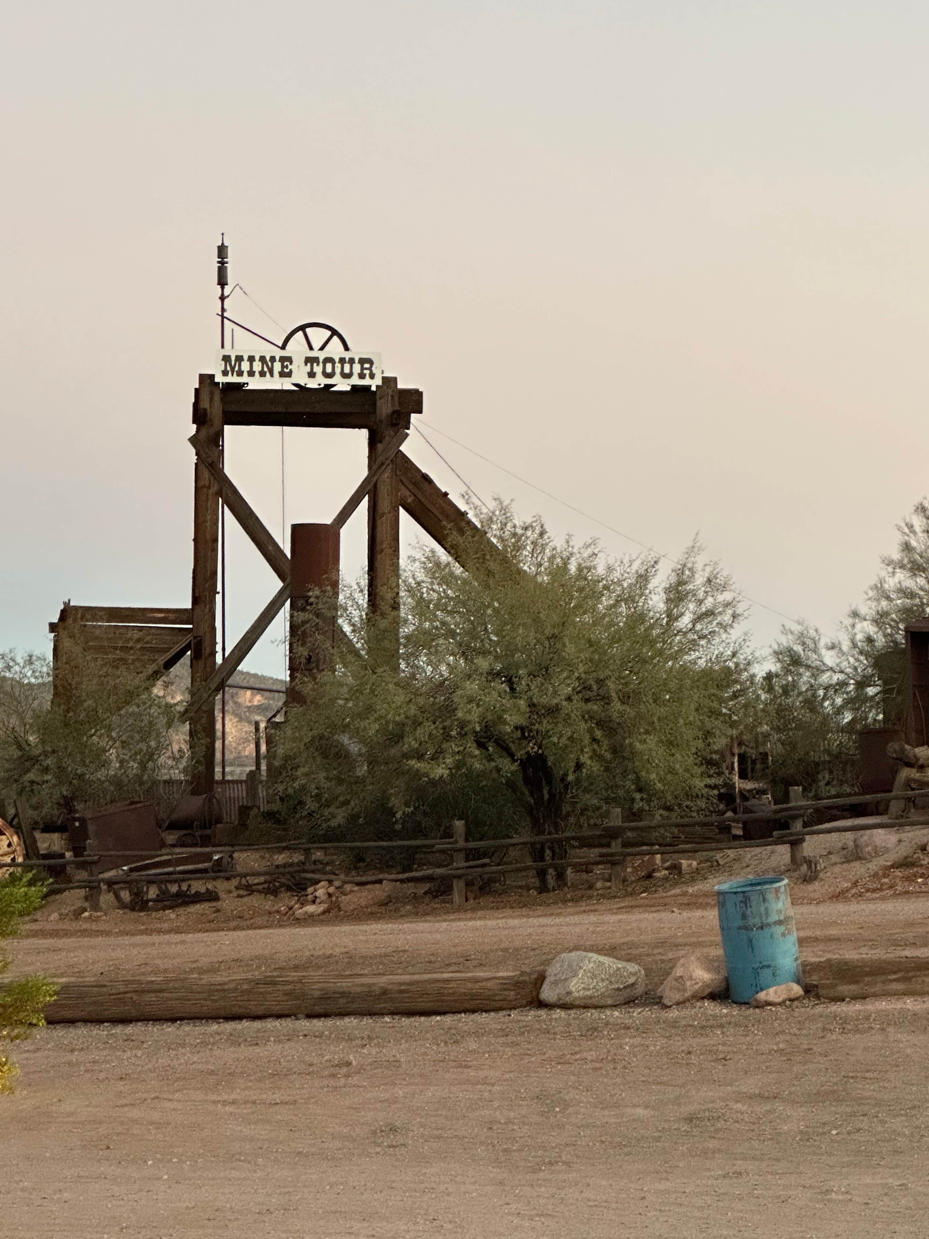 Camper-submitted photo at Goldfield Ghost Town Dry Camping near Gilbert, AZ