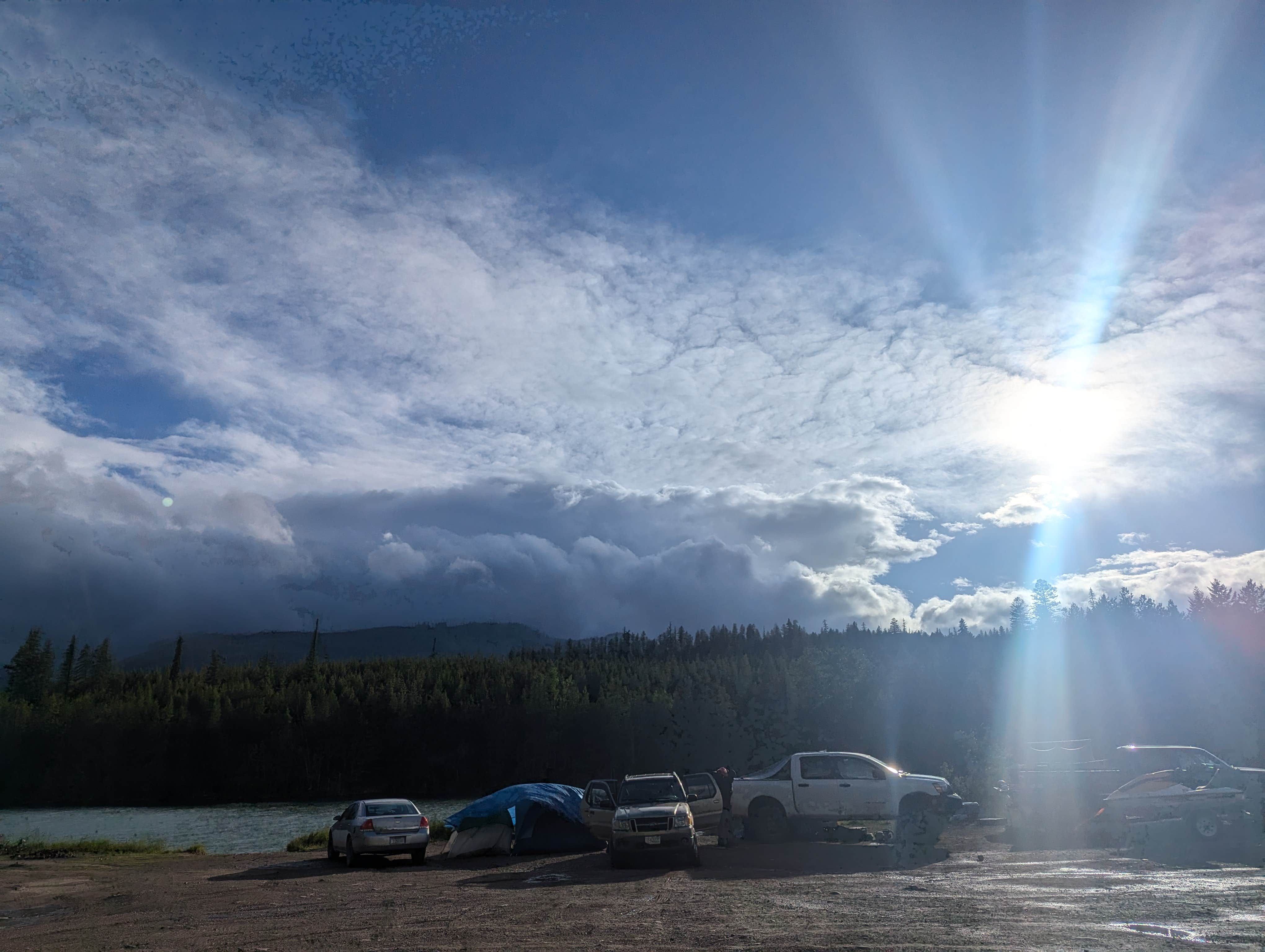 Abreon T.'s photo of a dispersed camping area at GooseHead Camping Area in Montana