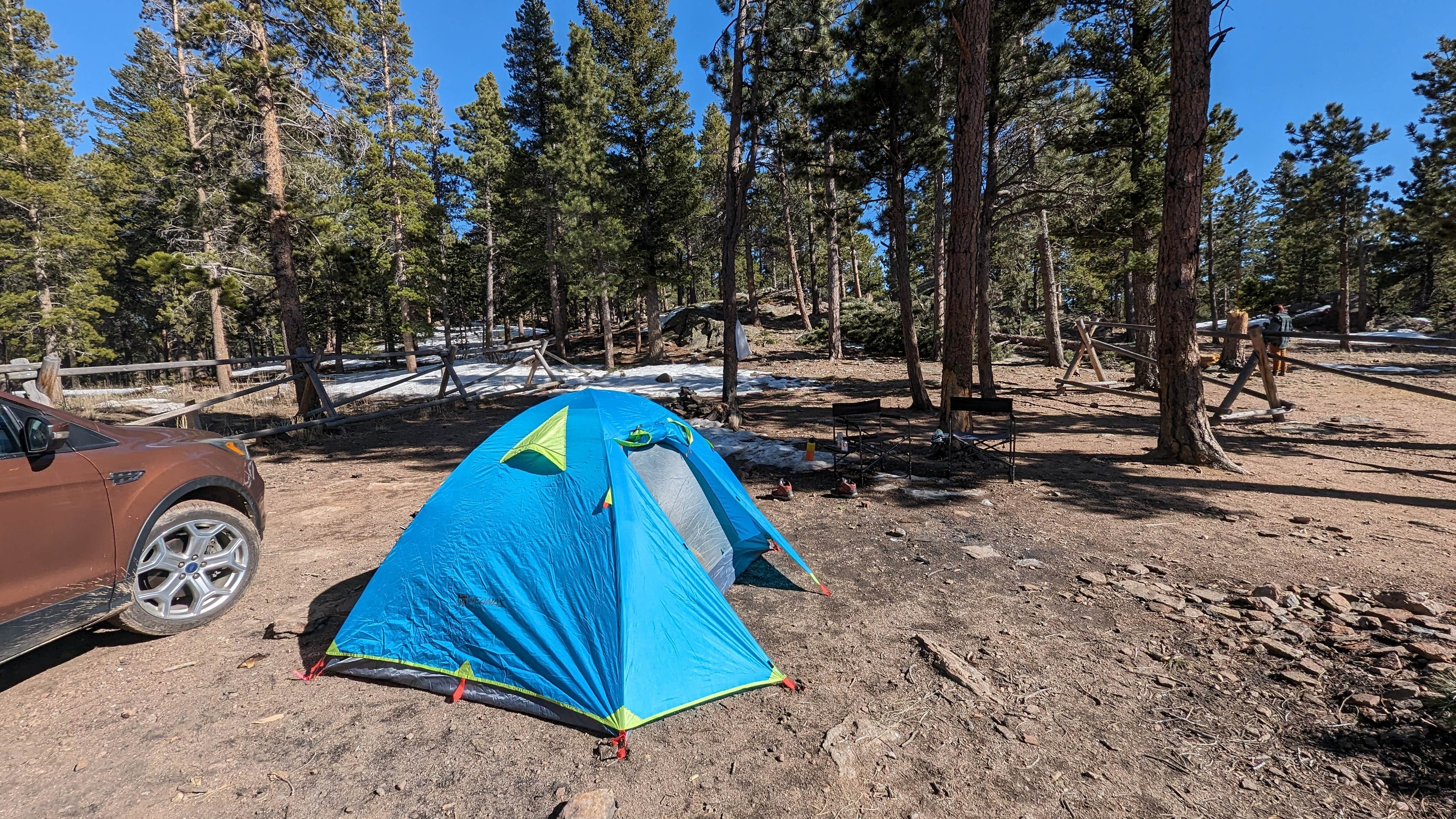 Cassidy M.'s photo of tent camping at Gordon Gulch Dispersed Area near Eldorado Springs, CO