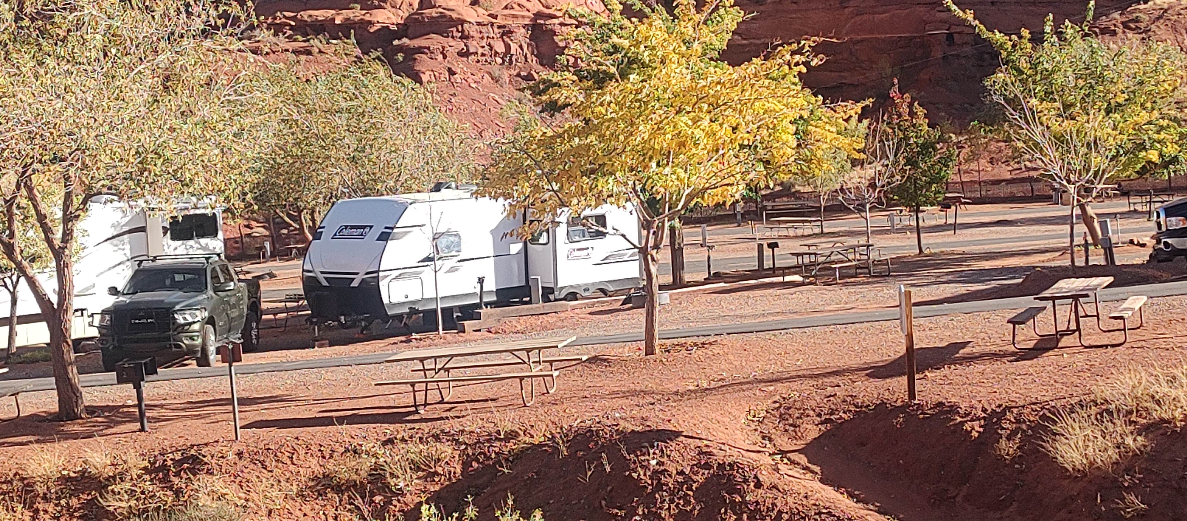 Rachel G.'s photo of rv camping at Gouldings RV and Campground near Mexican Hat, UT