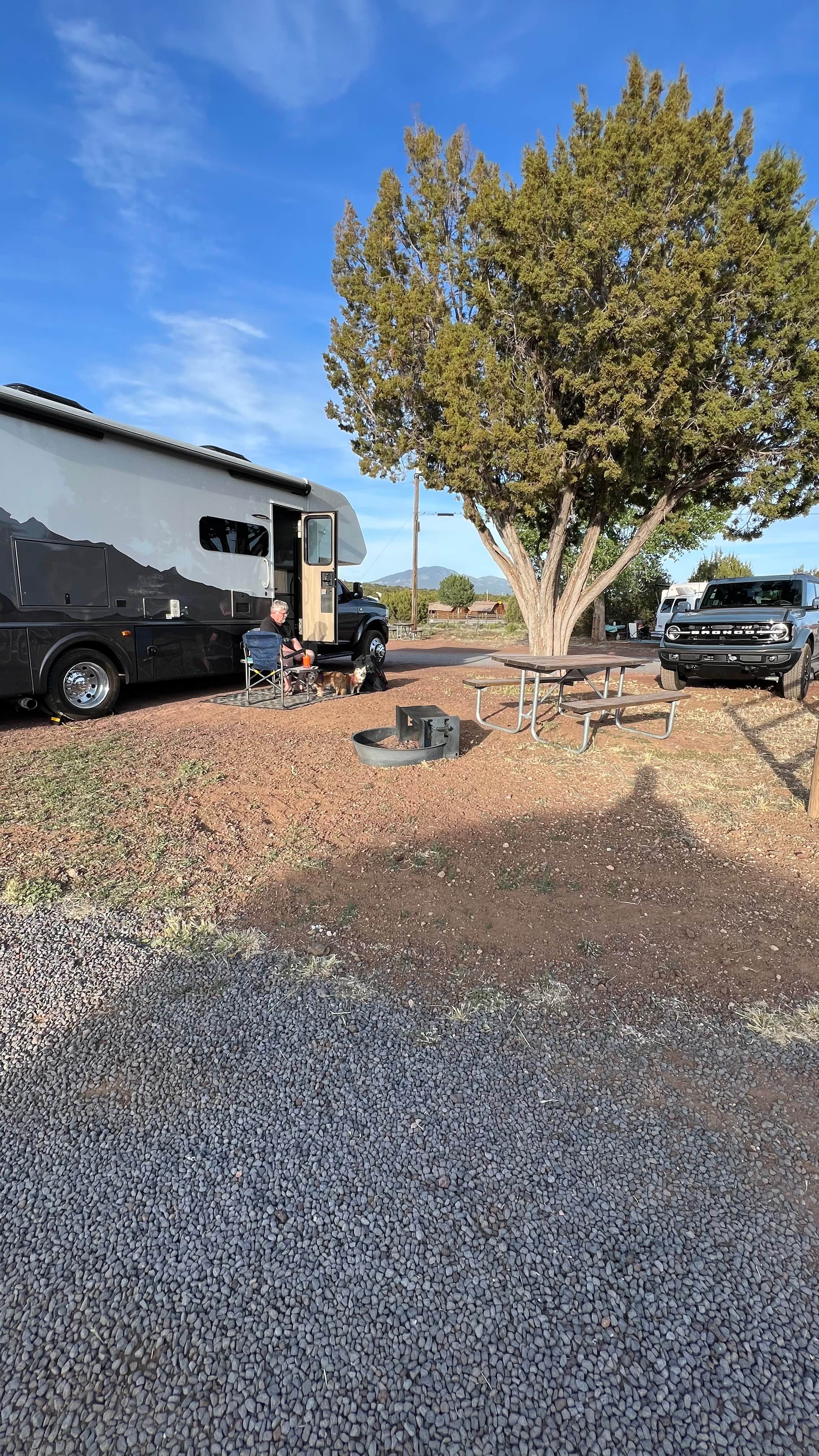 Paulette W.'s photo of camping with pets at Grand Canyon-Williams KOA near Parks, AZ