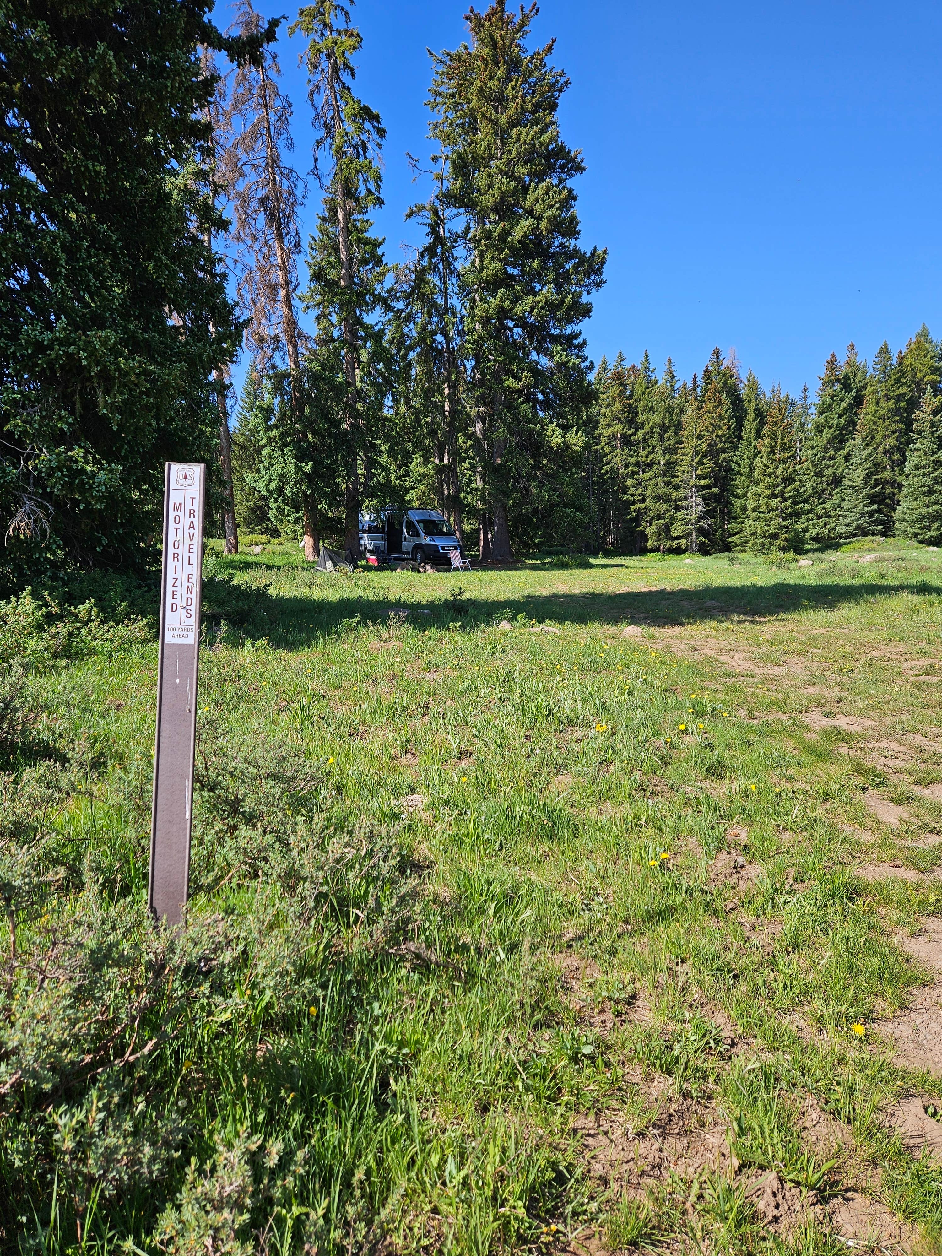 Camper submitted image from Grand Mesa FS 105 Dispersed Camping - 2