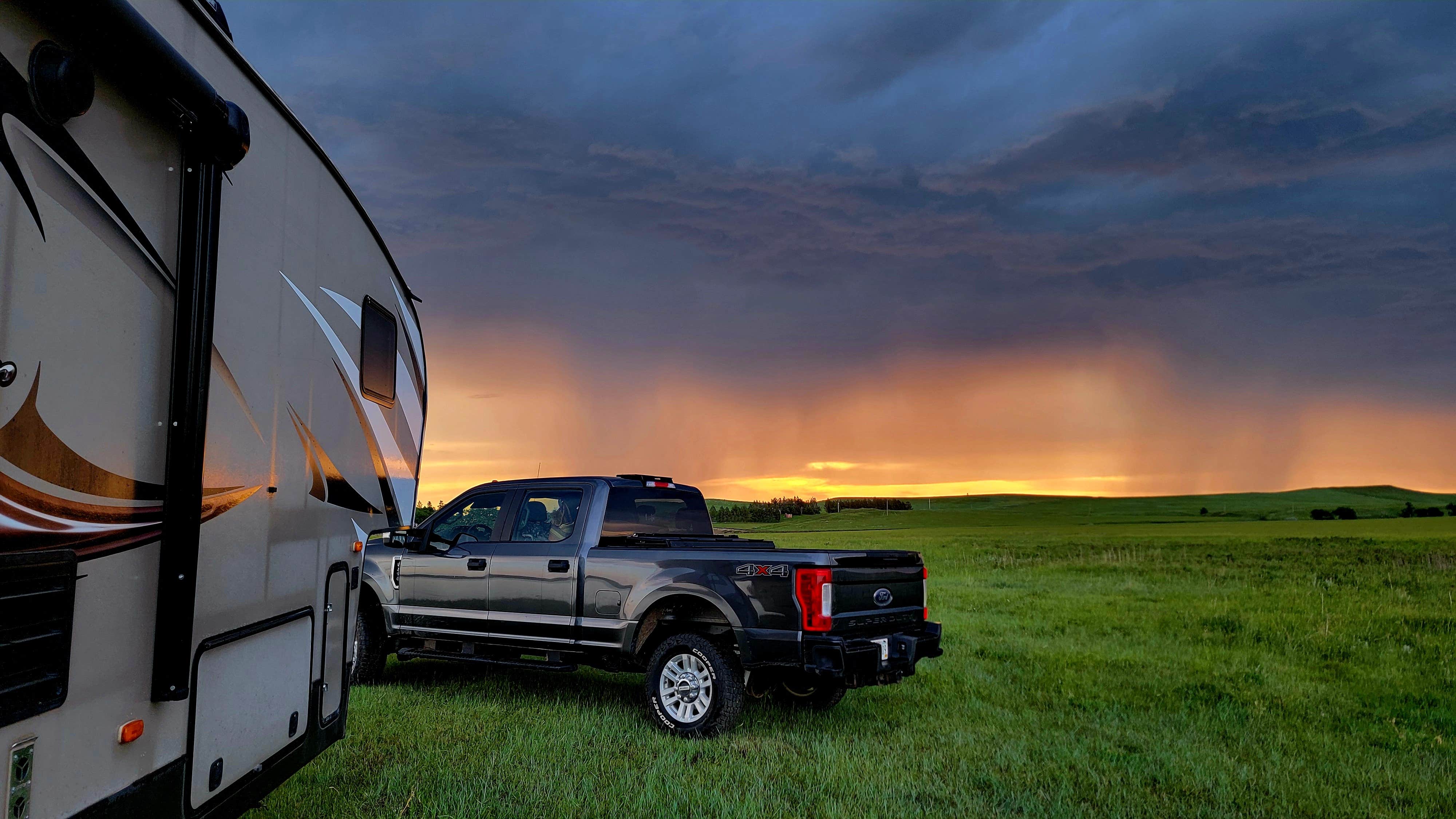 Camper-submitted photo at Grand River National grassland near Hettinger, ND