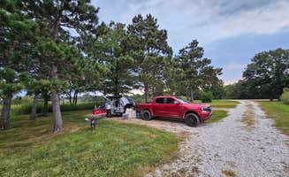 joel G.'s photo of camping with pets at Grand Trace State Forest near Jamesport, MO