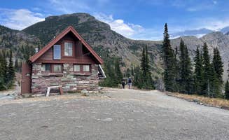Les R.'s photo of a cabin at Granite Park Wilderness Campsite — Glacier National Park near Babb, MT
