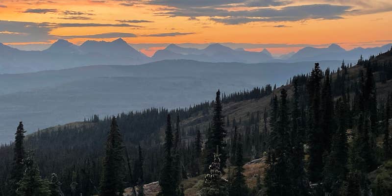 Camper submitted image from Granite Park Wilderness Campsite — Glacier National Park