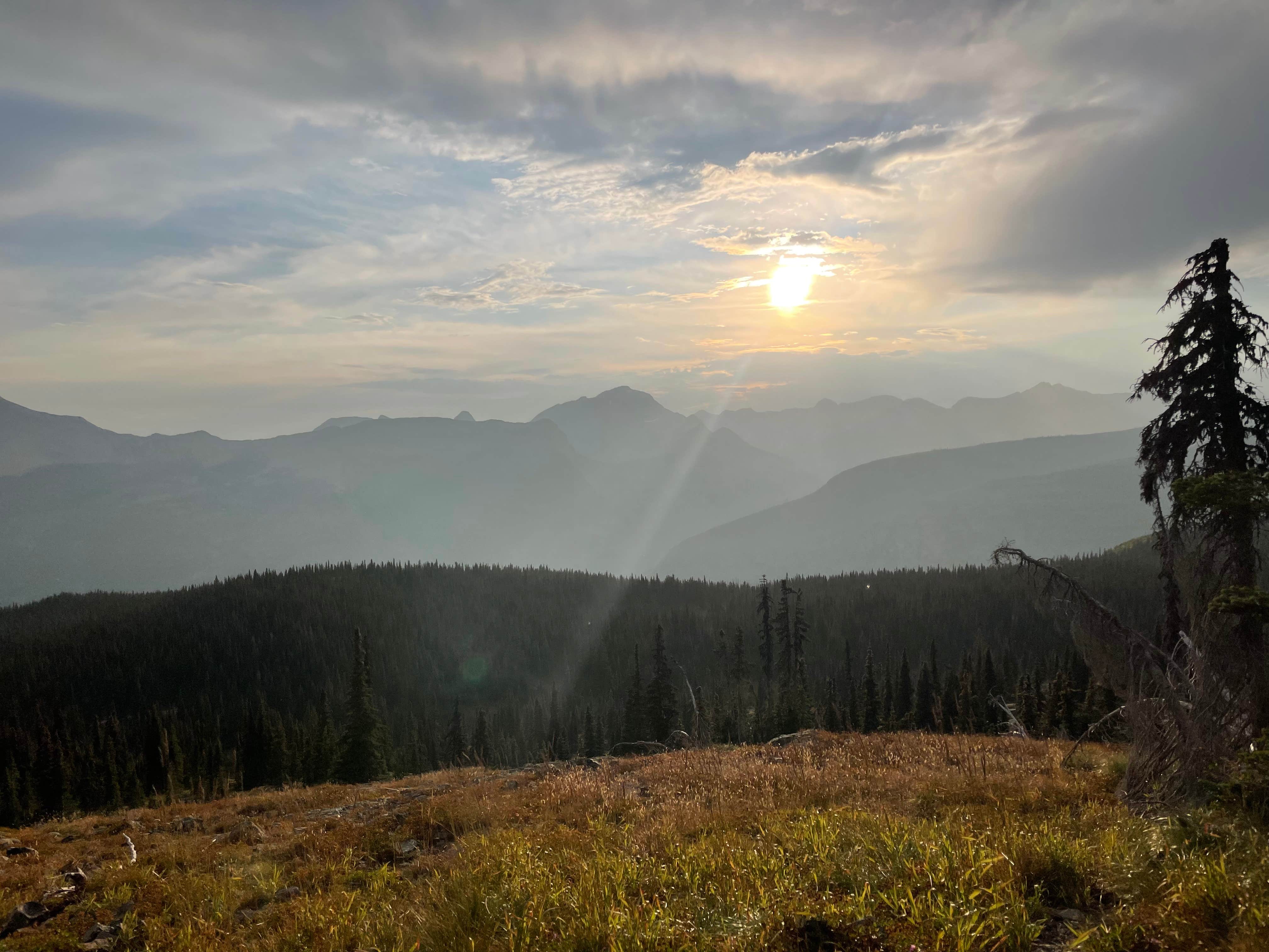 Camper-submitted photo at Granite Park Wilderness Campsite — Glacier National Park near Glacier National Park