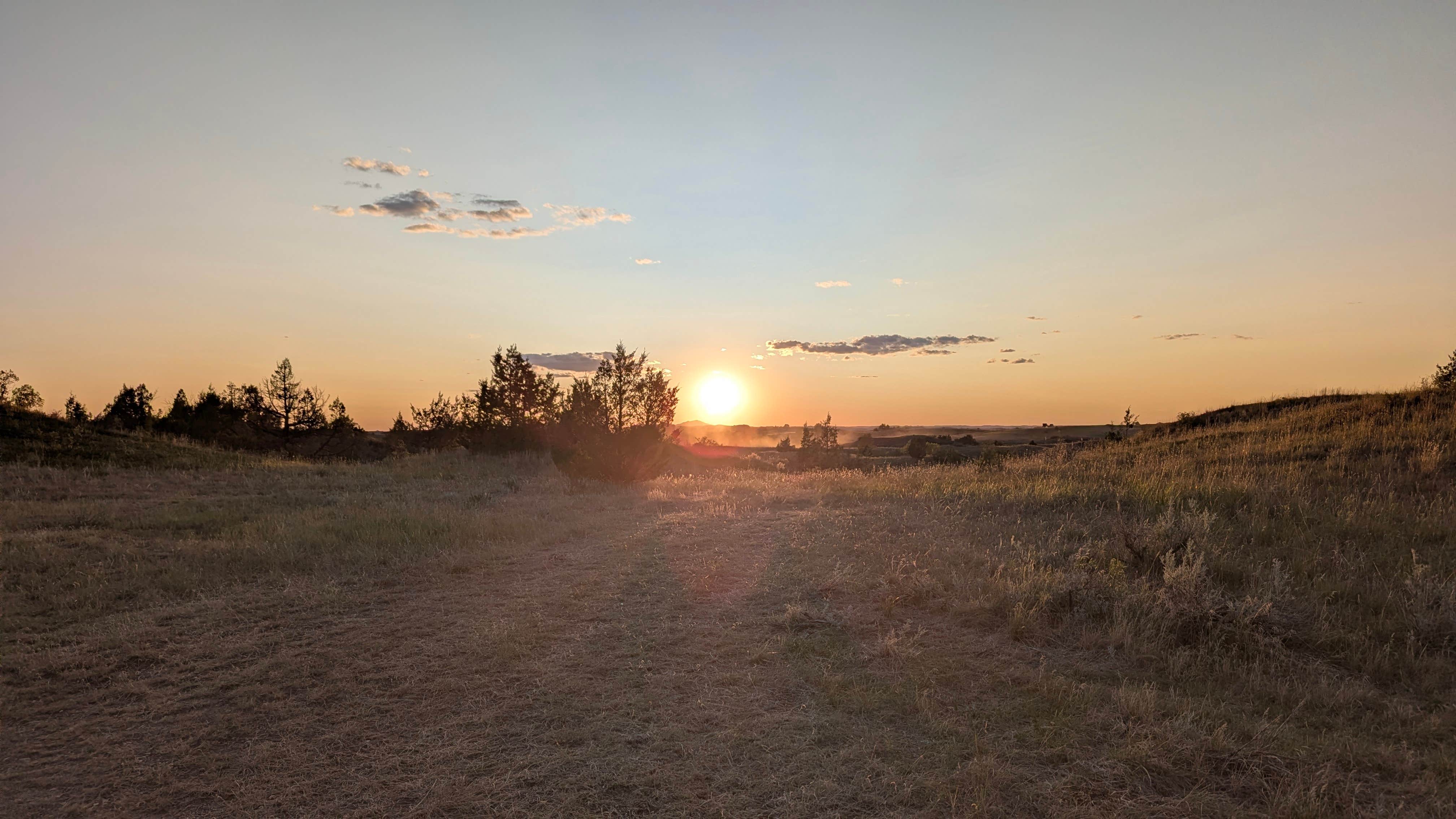 Camper-submitted photo at grasslands boondocking near Fairfield, ND