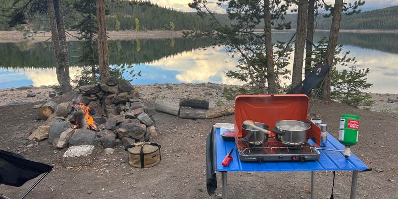 Camper submitted image from Grassy Lake Reservoir Dispersed Camping