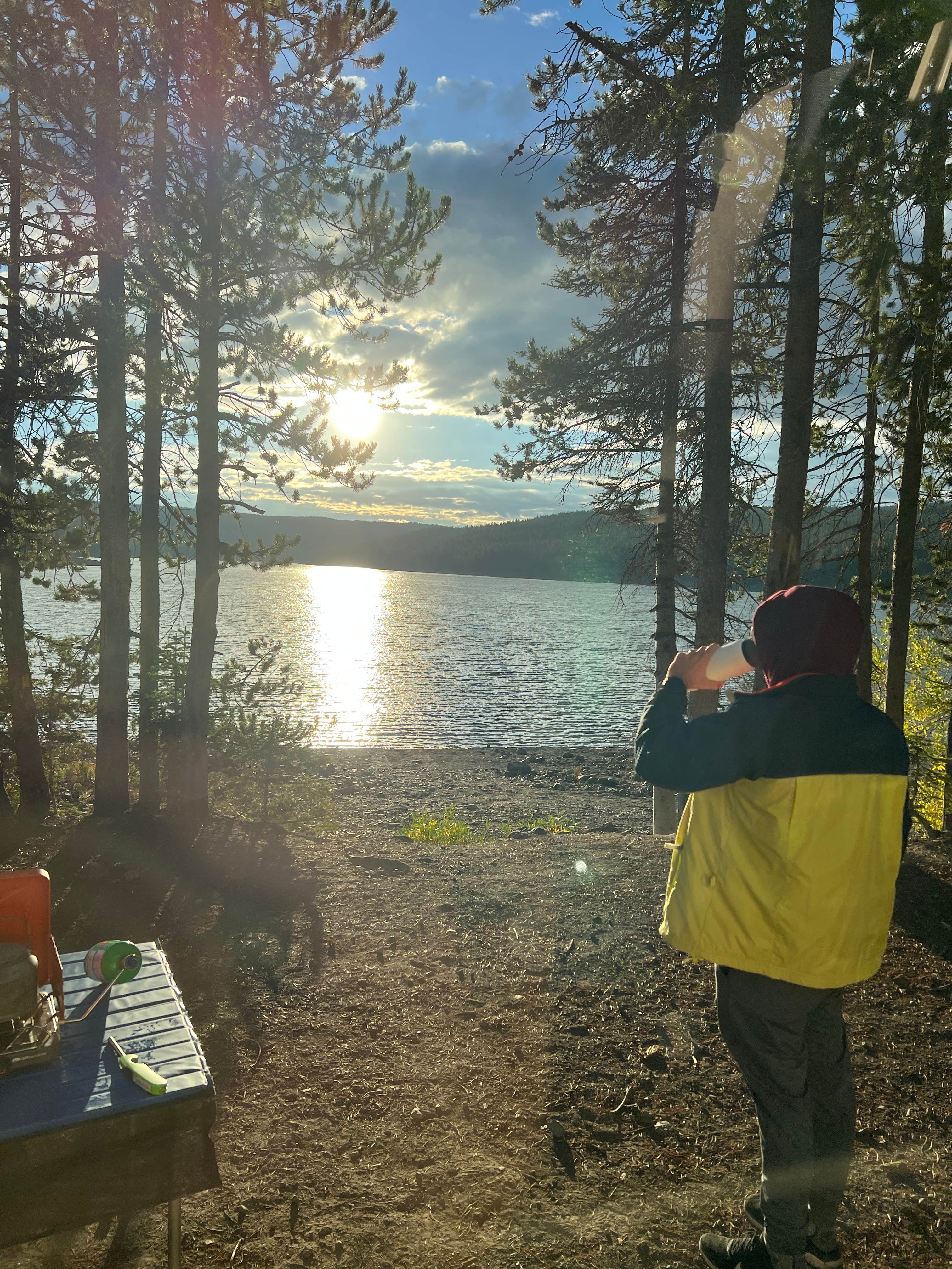 Chris and Mallory's photo of a dispersed camping area at Grassy Lake Reservoir Dispersed Camping near John D. Rockefeller Jr. Memorial Parkway