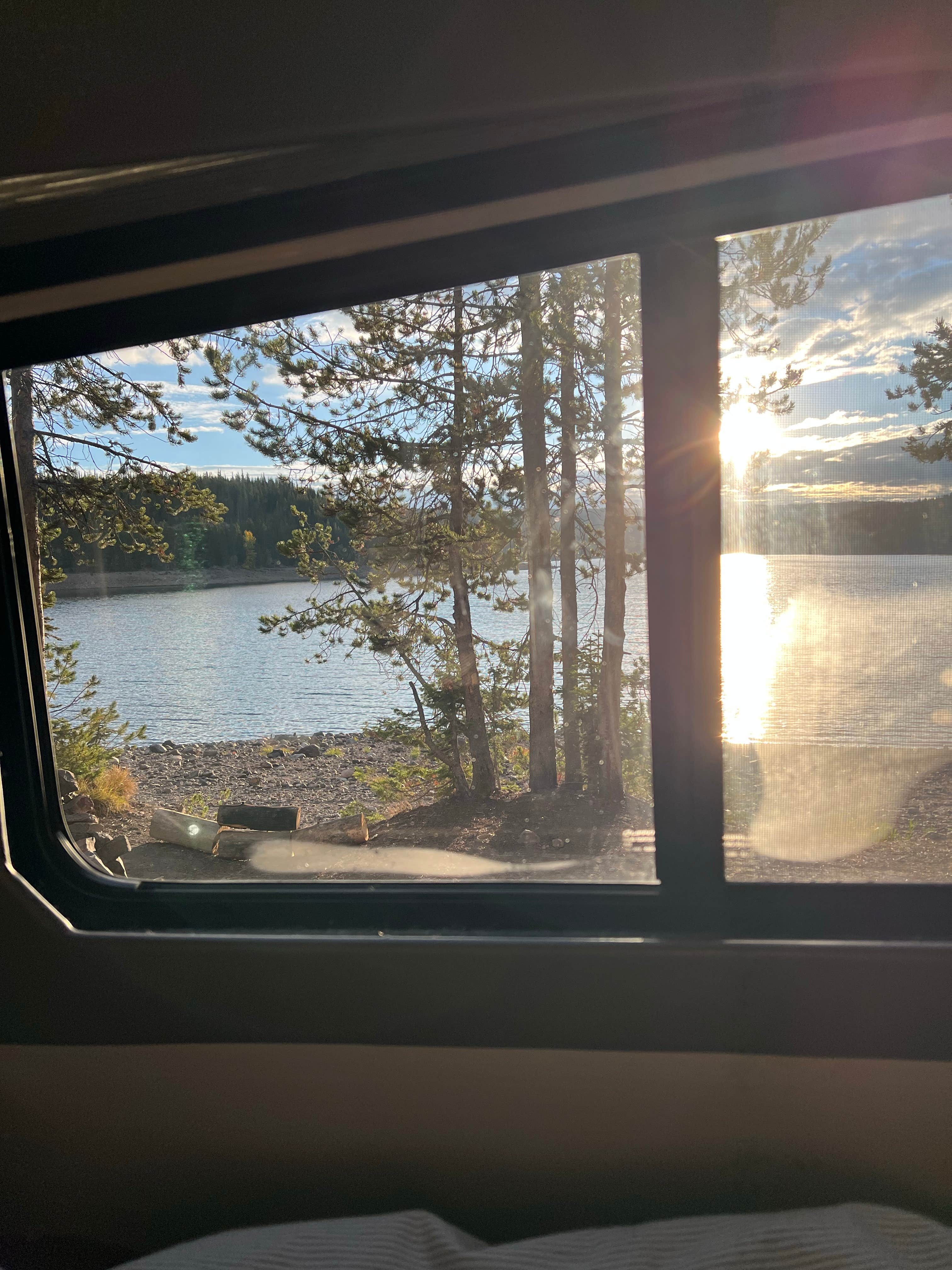 Camper-submitted photo at Grassy Lake Reservoir Dispersed Camping near John D. Rockefeller Jr. Memorial Parkway