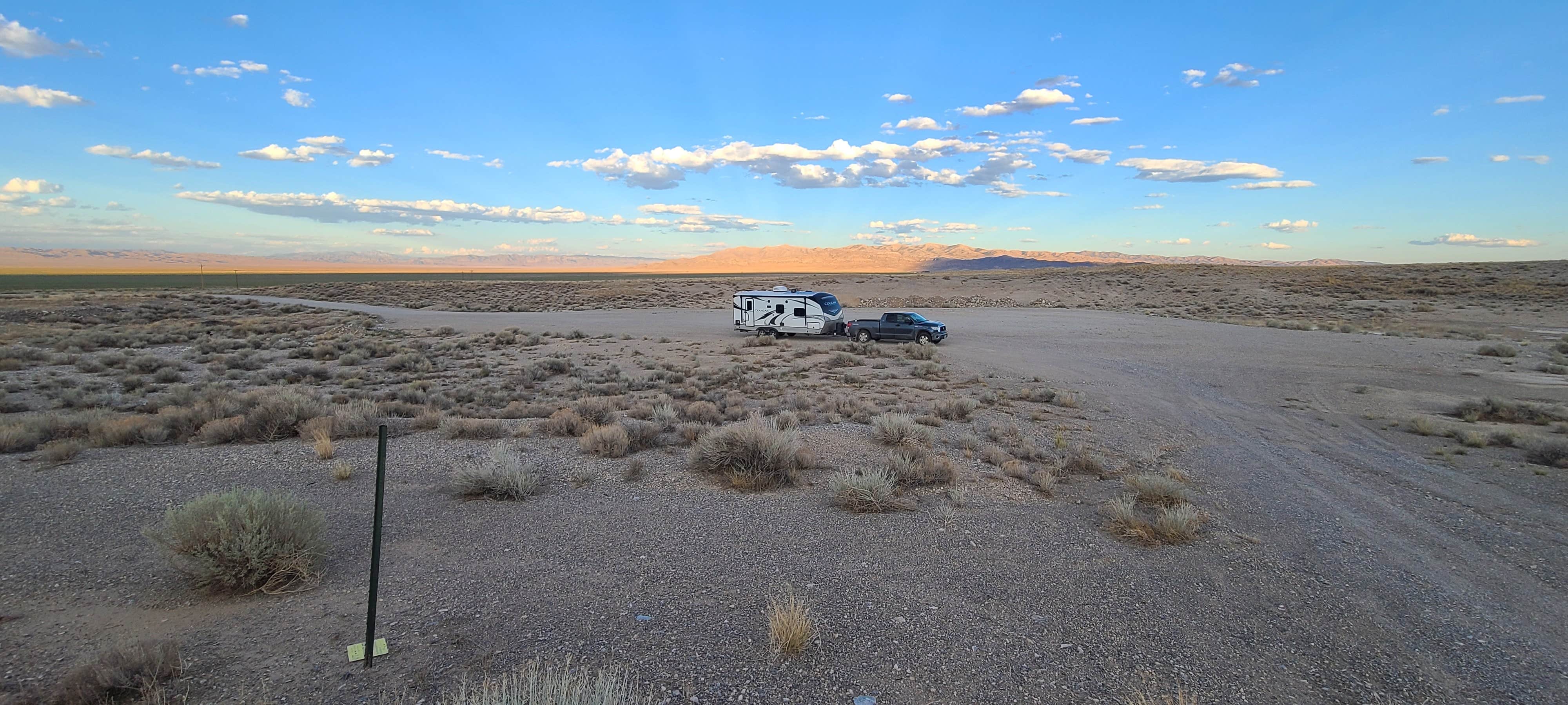 Camper-submitted photo at Gravel Pit BLM Dispersed Campsite near Baker, NV