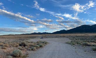 Rachel S.'s photo of a dispersed camping area at Gravel Pit BLM Dispersed Campsite near Great Basin National Park