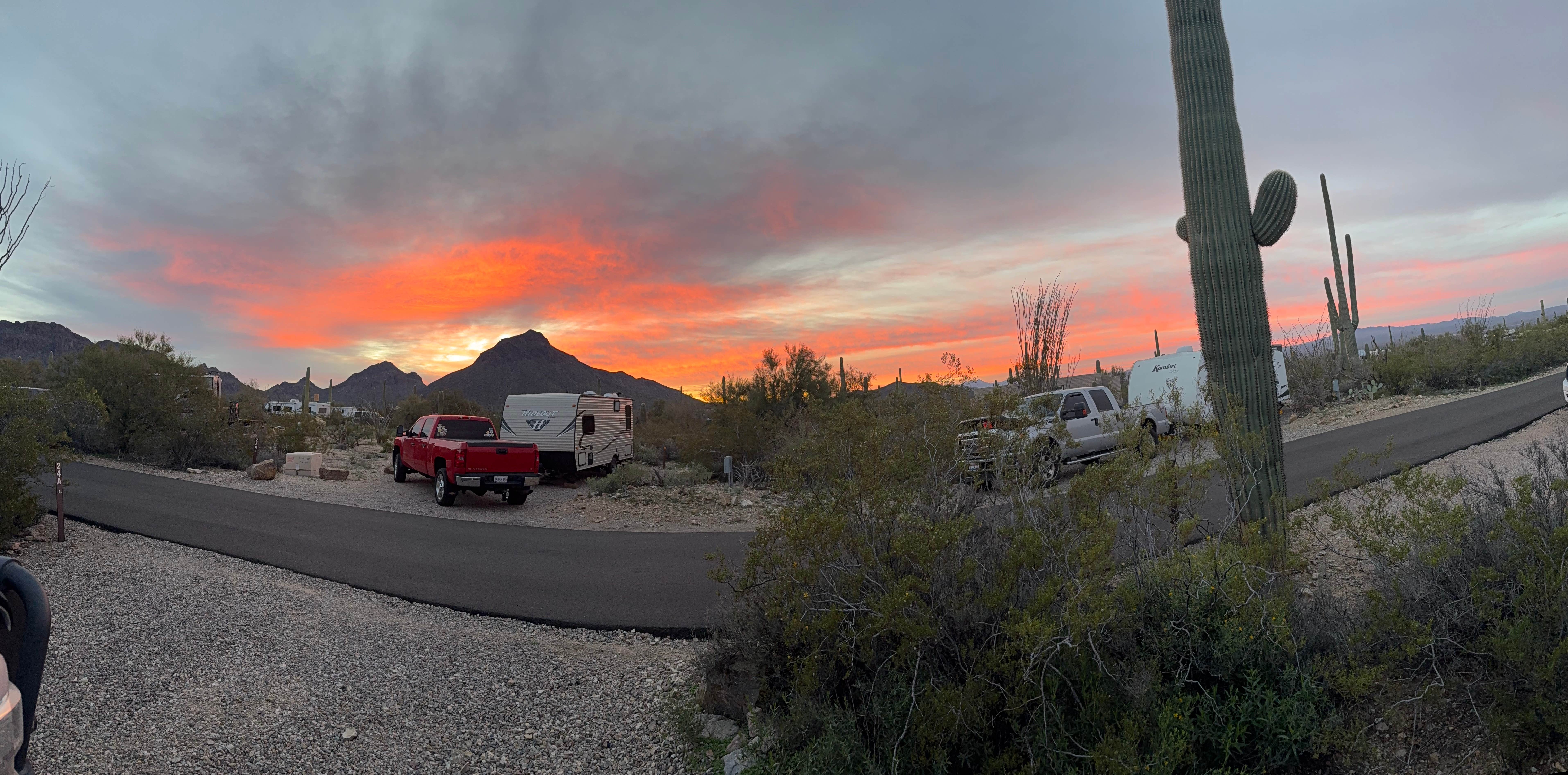 Kevin K.'s photo of a dispersed camping area at Greasy Spoon Dispersed Area near Sedona, AZ