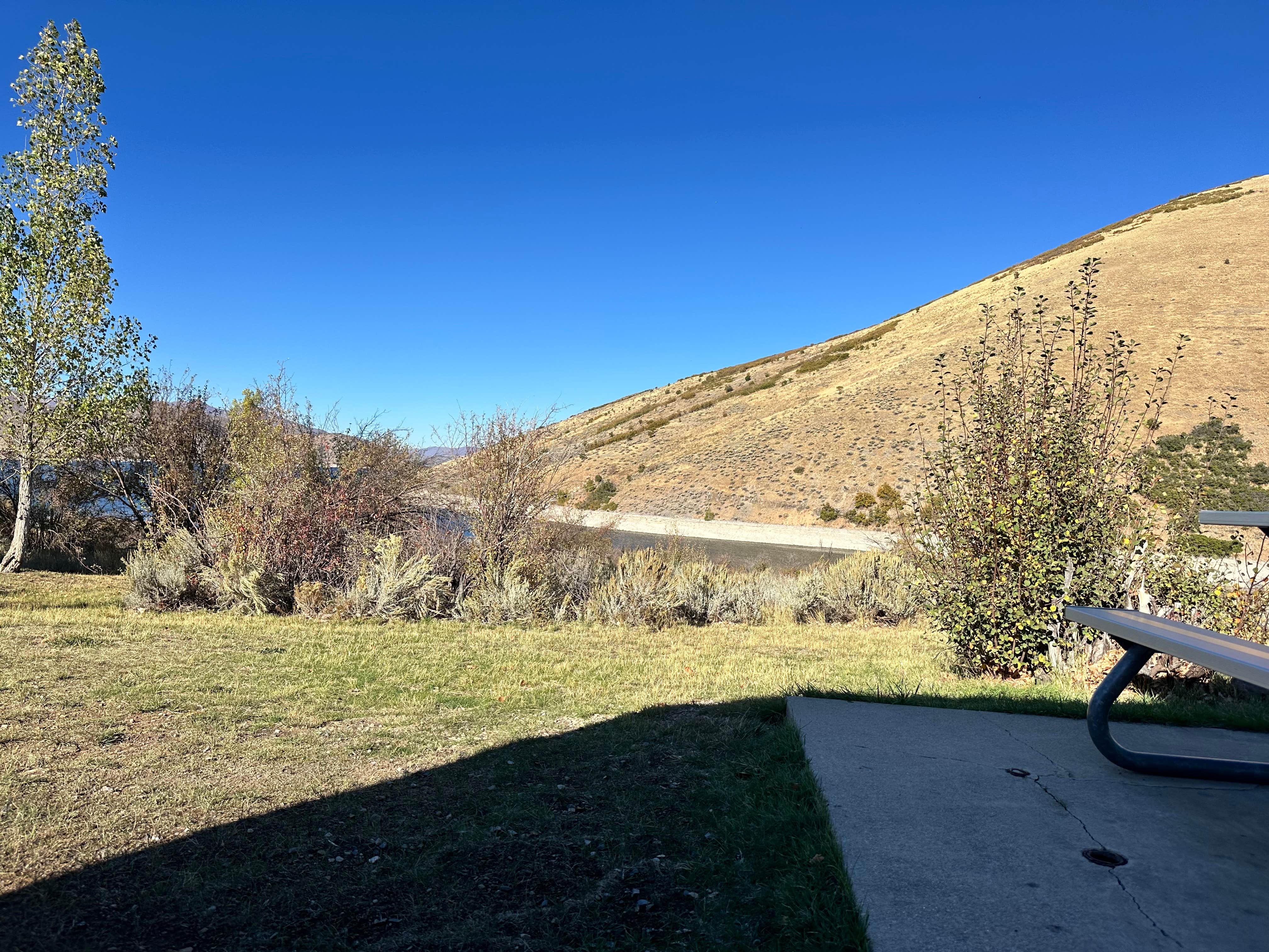 Camper-submitted photo at Great Horned Owl Campground — Deer Creek State Park near Heber, UT