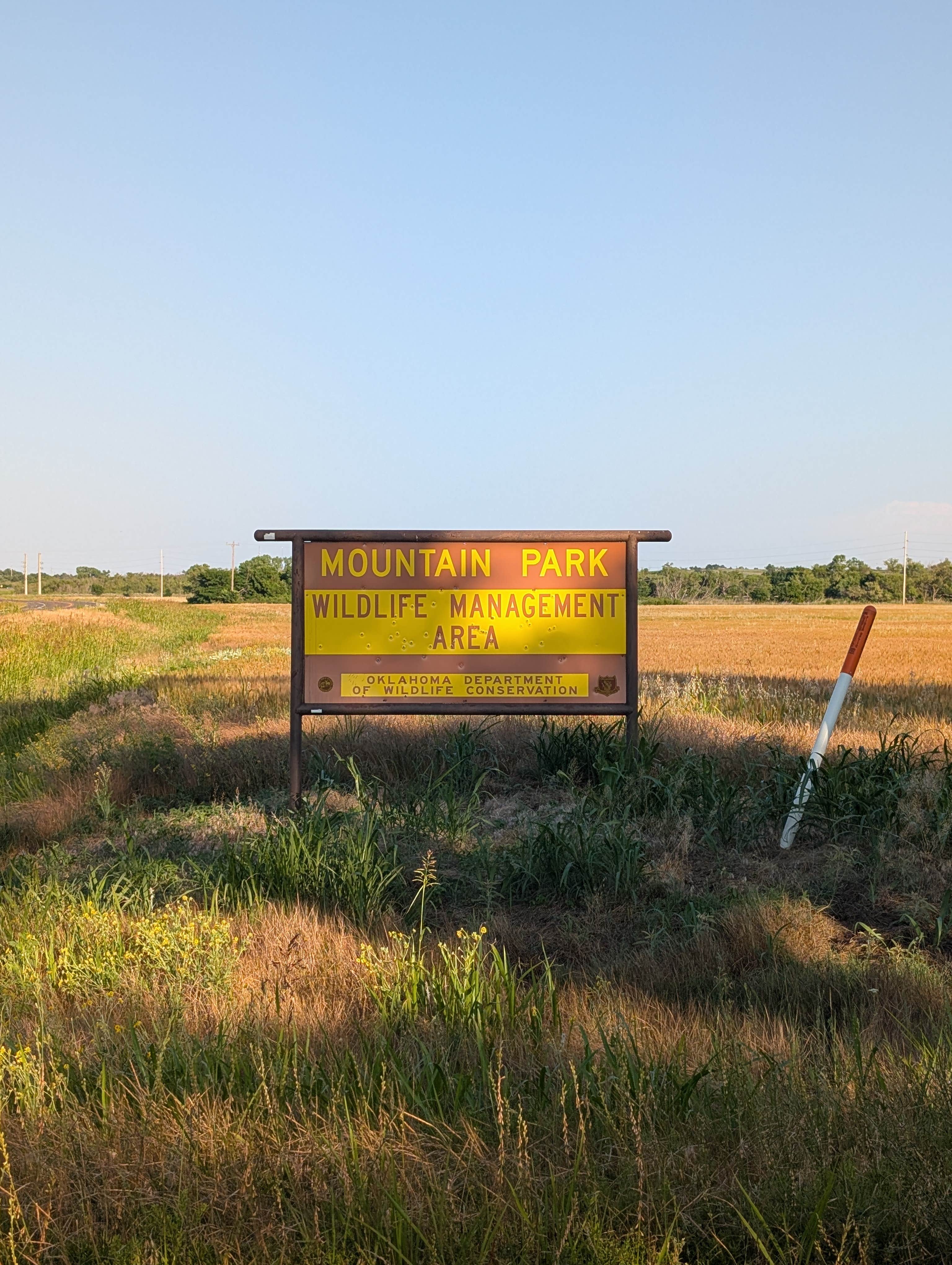 Pam H.'s photo of a dispersed camping area at Great Plains State Park Dispersed Campsite near Elgin, OK