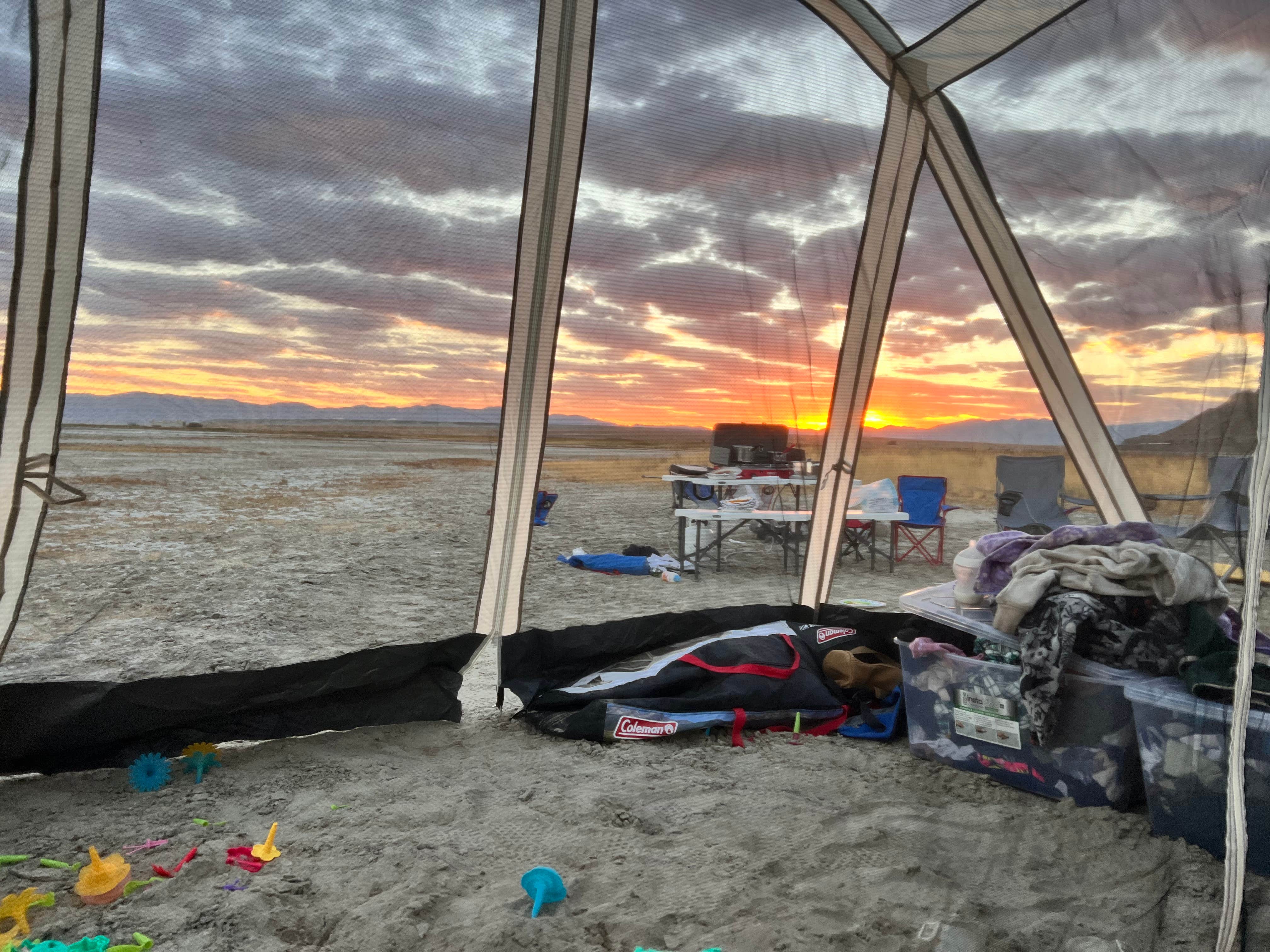 Christopher C.'s photo at Great Salt Lake State Park Campground near Taylorsville, UT