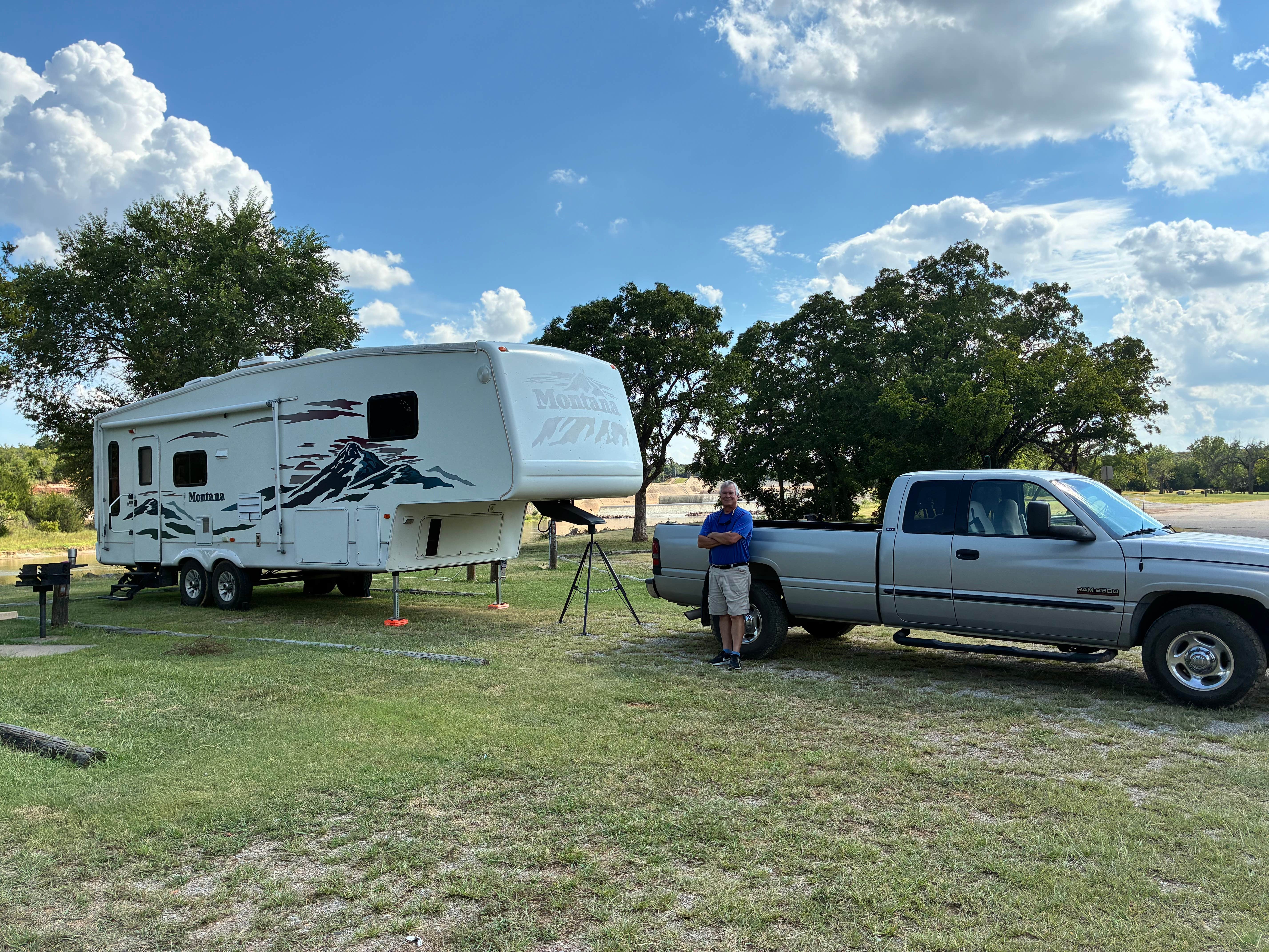 Lisa M.'s photo of rv camping at Salt Plains State Park Campground near Enid, OK
