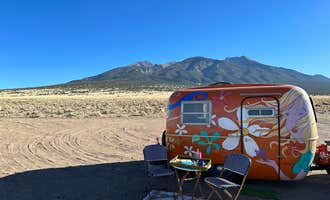 Camping near Mountain Home Reservoir South: Great Sand Dunes Dispersed, Blanca, Colorado