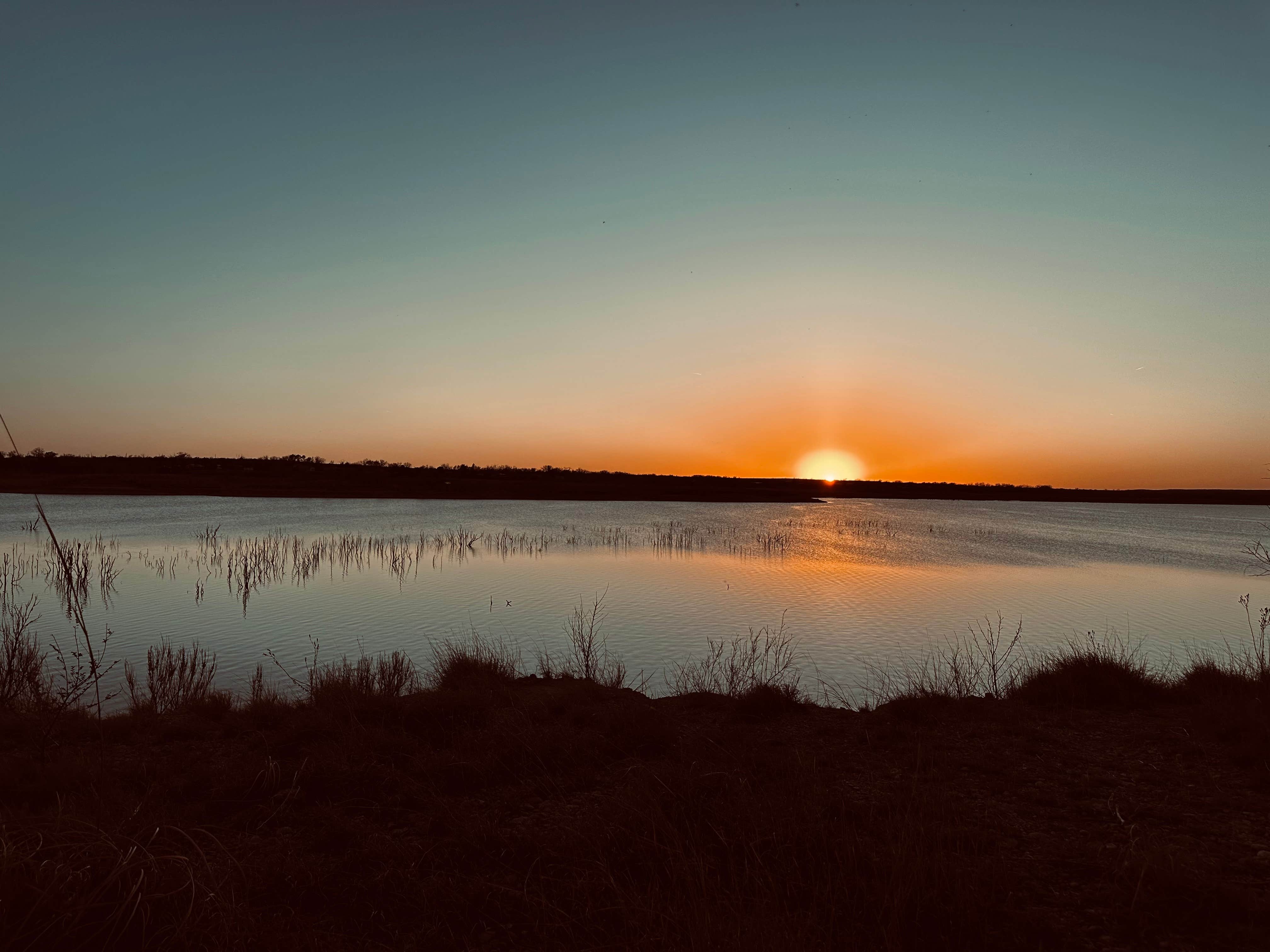 Shane W.'s photo of a dispersed camping area at Greenbelt Reservoir Dispersed near Pampa, TX