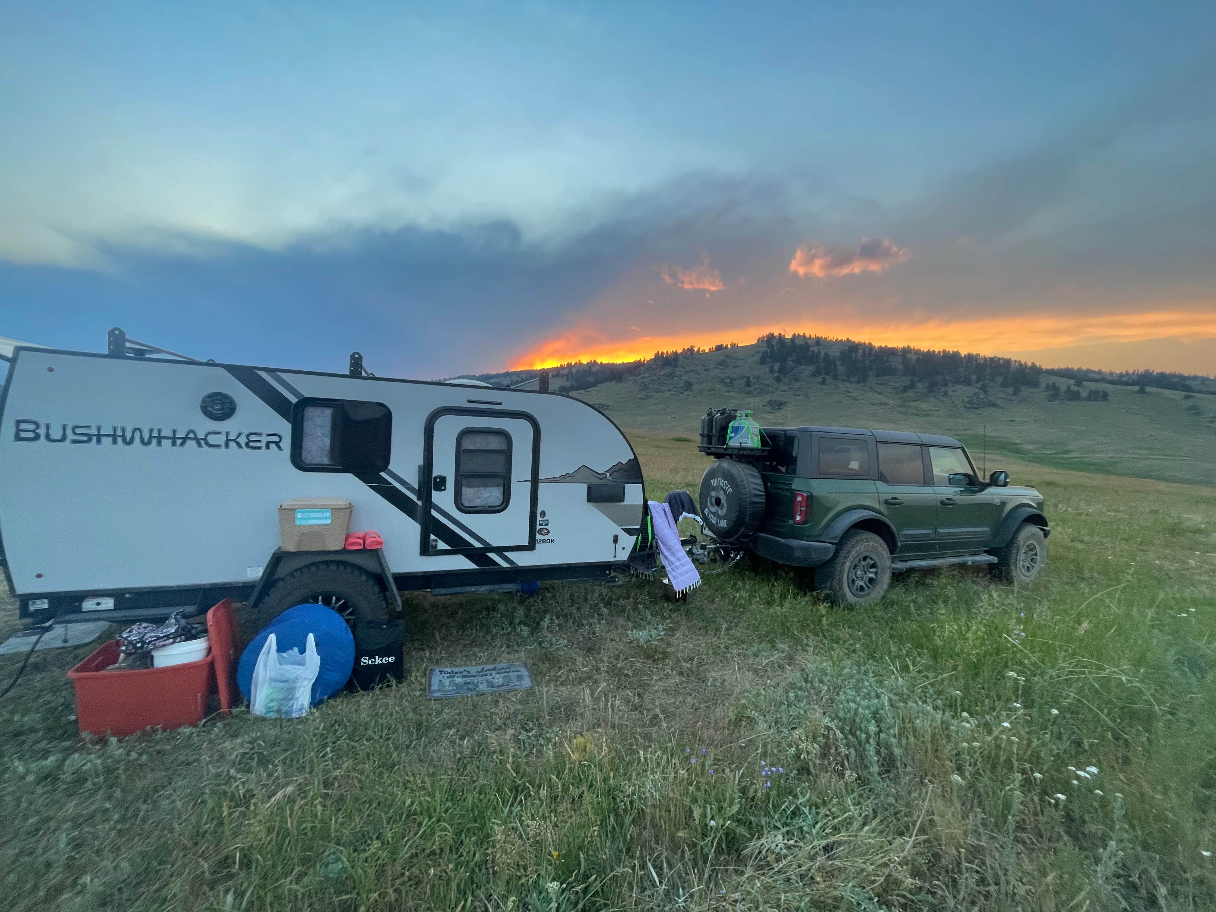 Camper submitted image from Grouse Mountain Basecamp on Forest Road 403 - 4