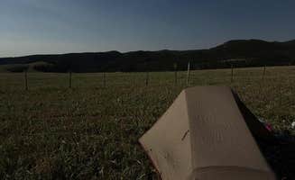 Dani T.'s photo at Grouse Mountain Basecamp on Forest Road 403 near Story, WY